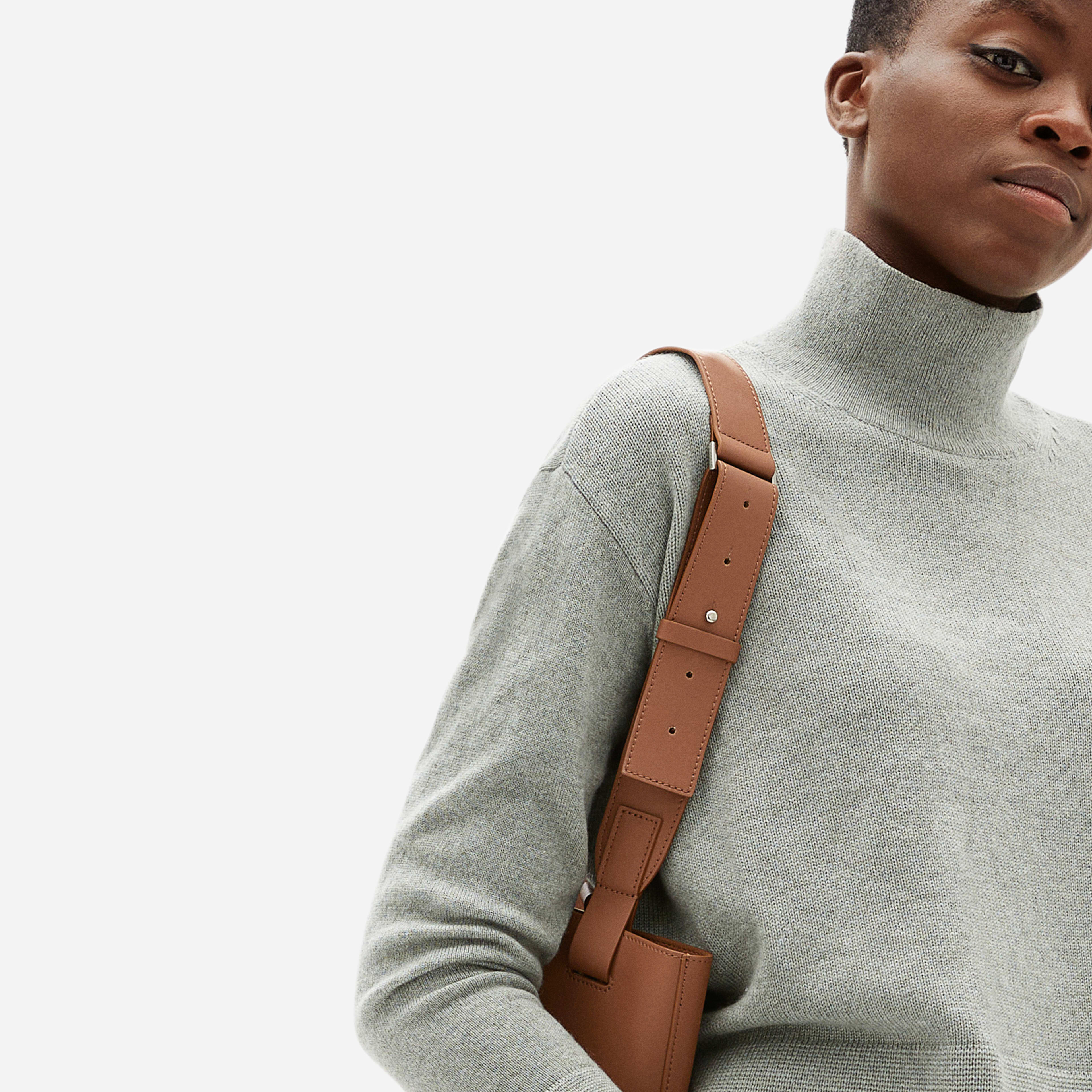 The Italian Leather Studio Bag Cognac – Everlane