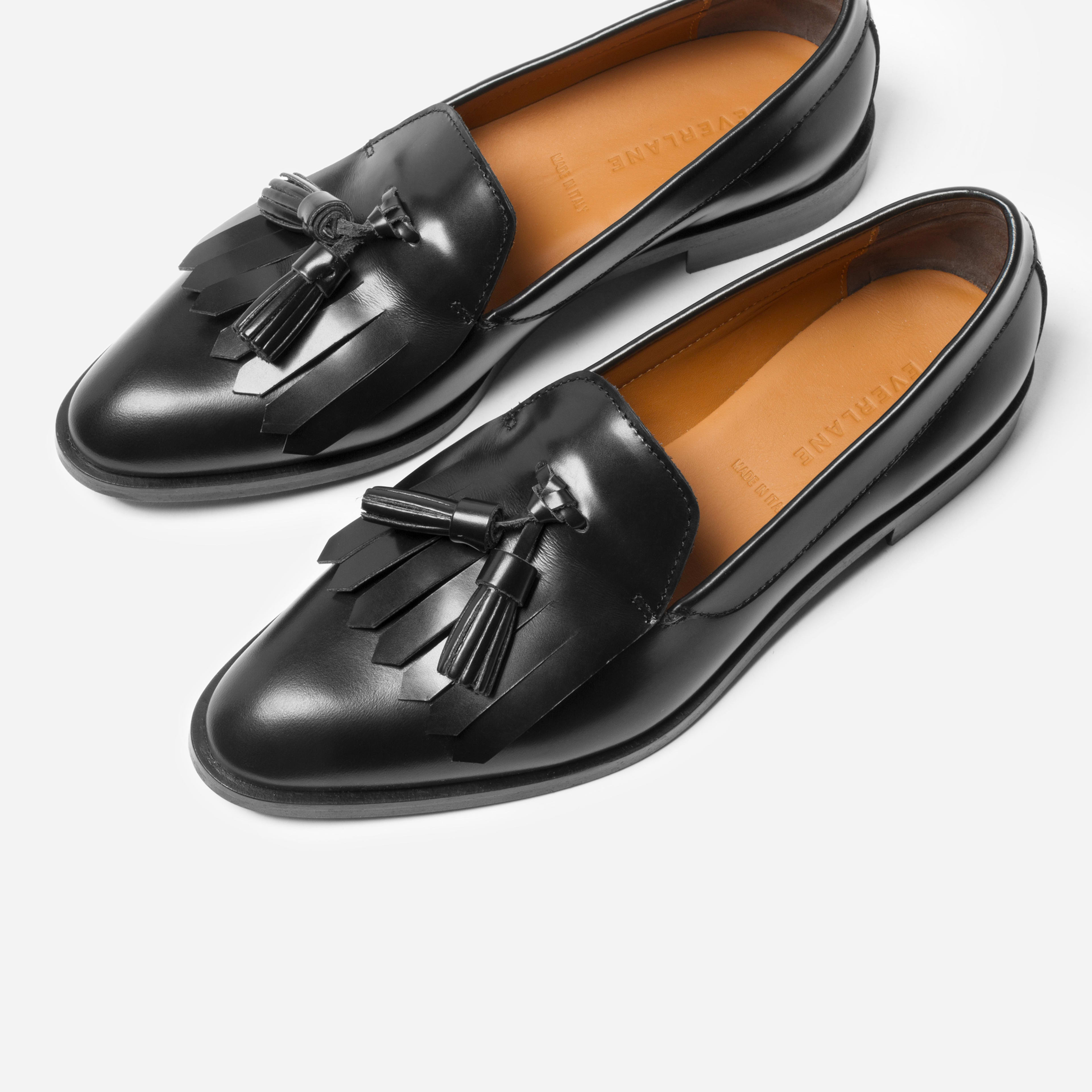 The Modern Tassel Loafer Black Everlane