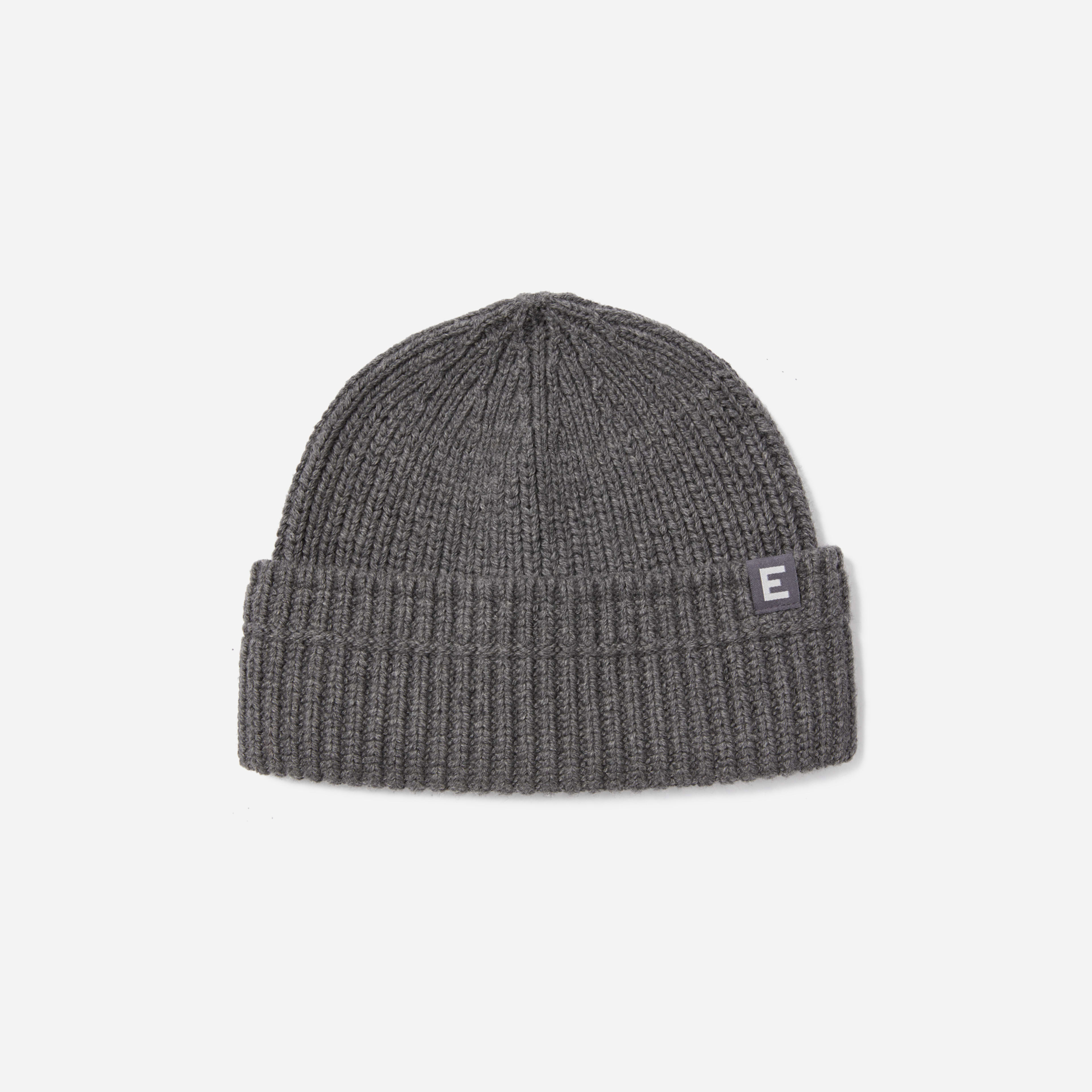 Charcoal Fold-Over Beanie main image 1