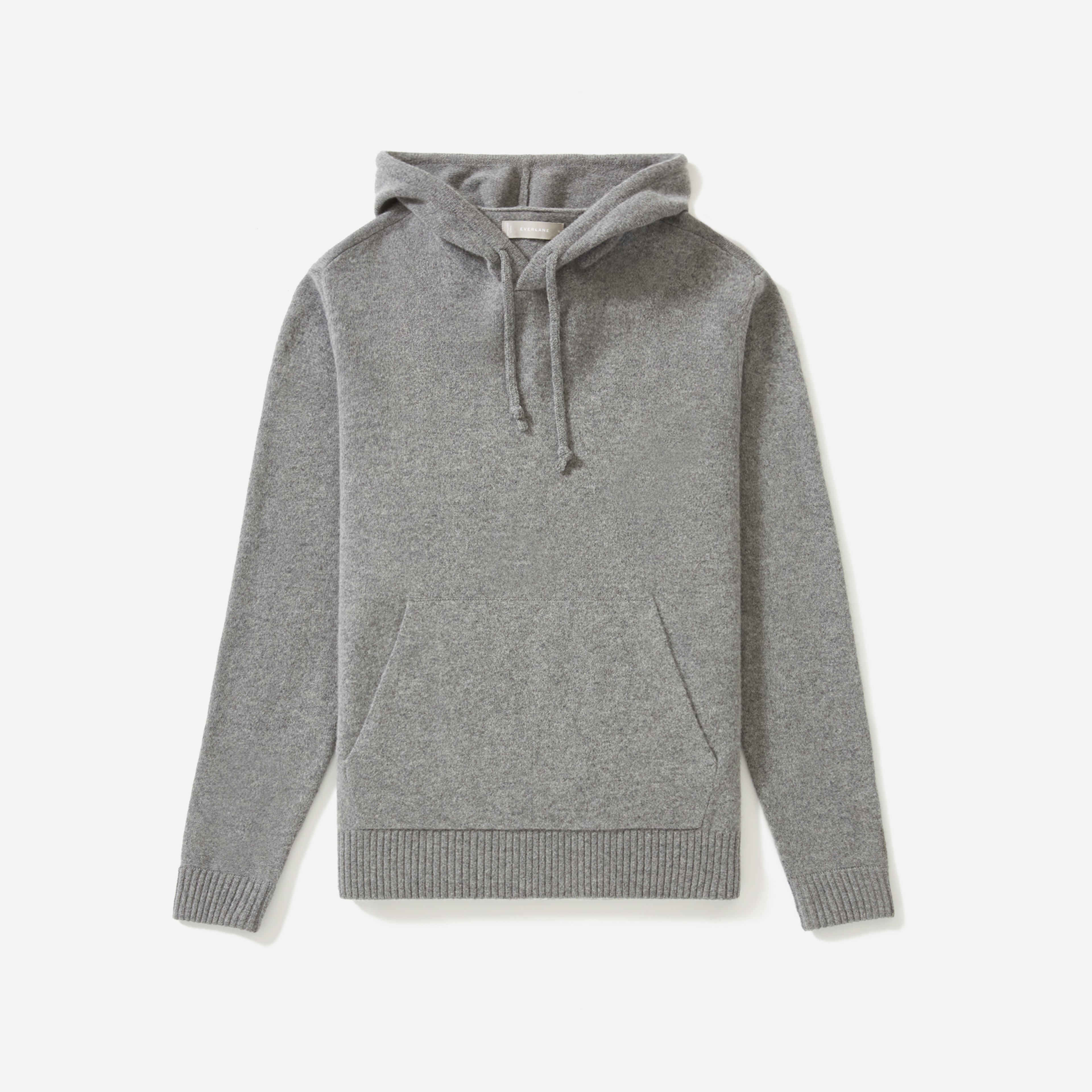 The Felted Merino Hoodie Grey Everlane