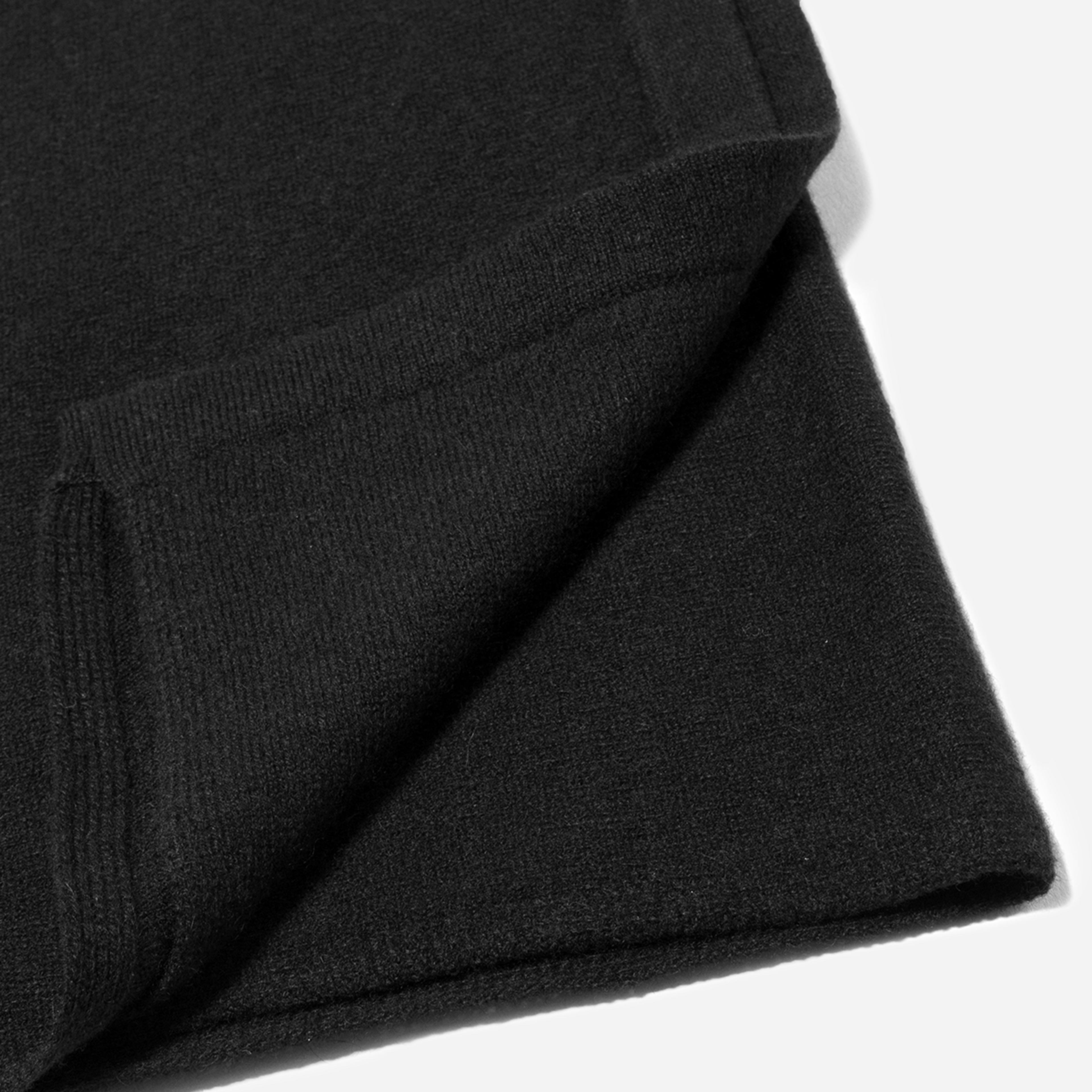 The Cashmere Rib Scarf Black Everlane
