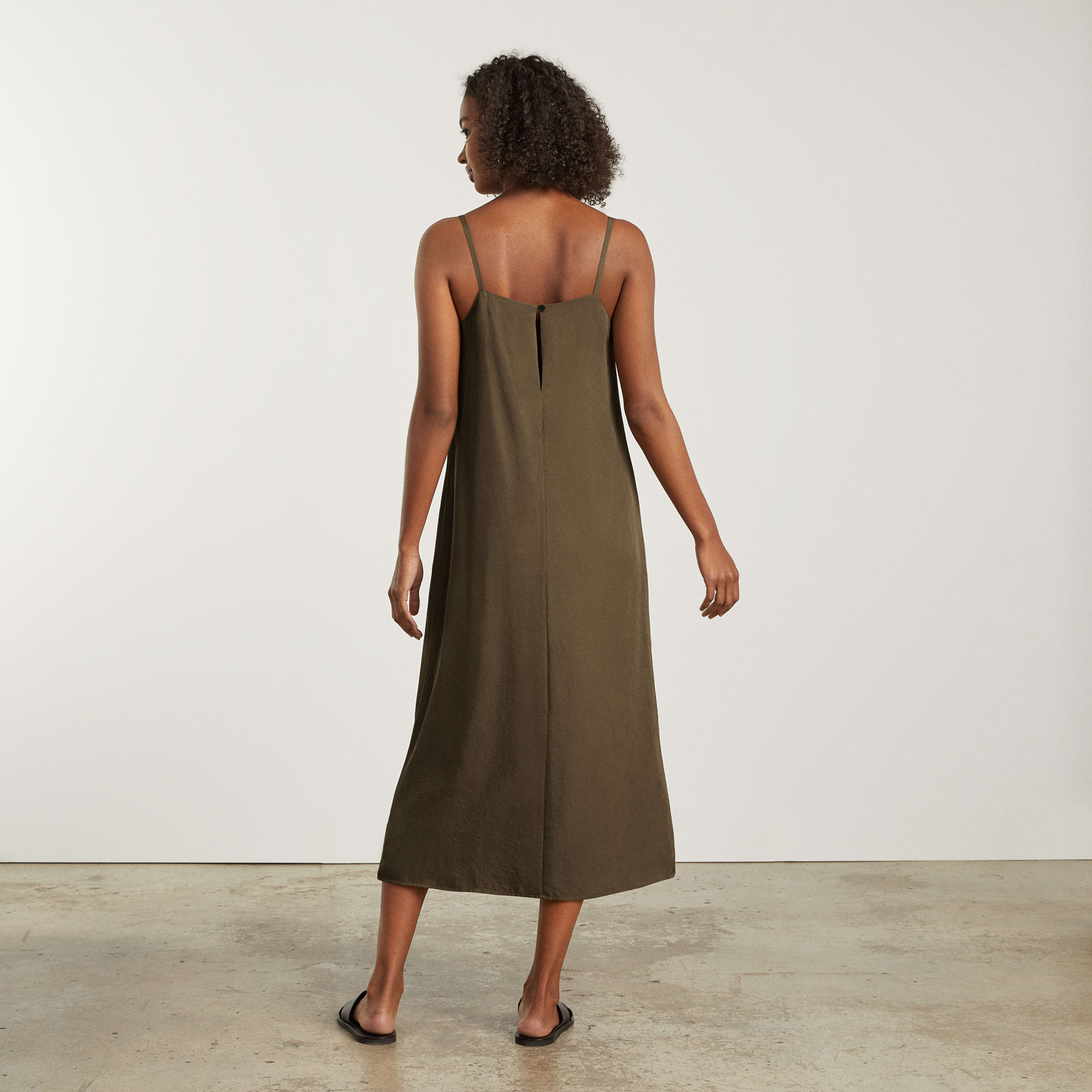 The Japanese GoWeave® Slip Dress Beech Everlane