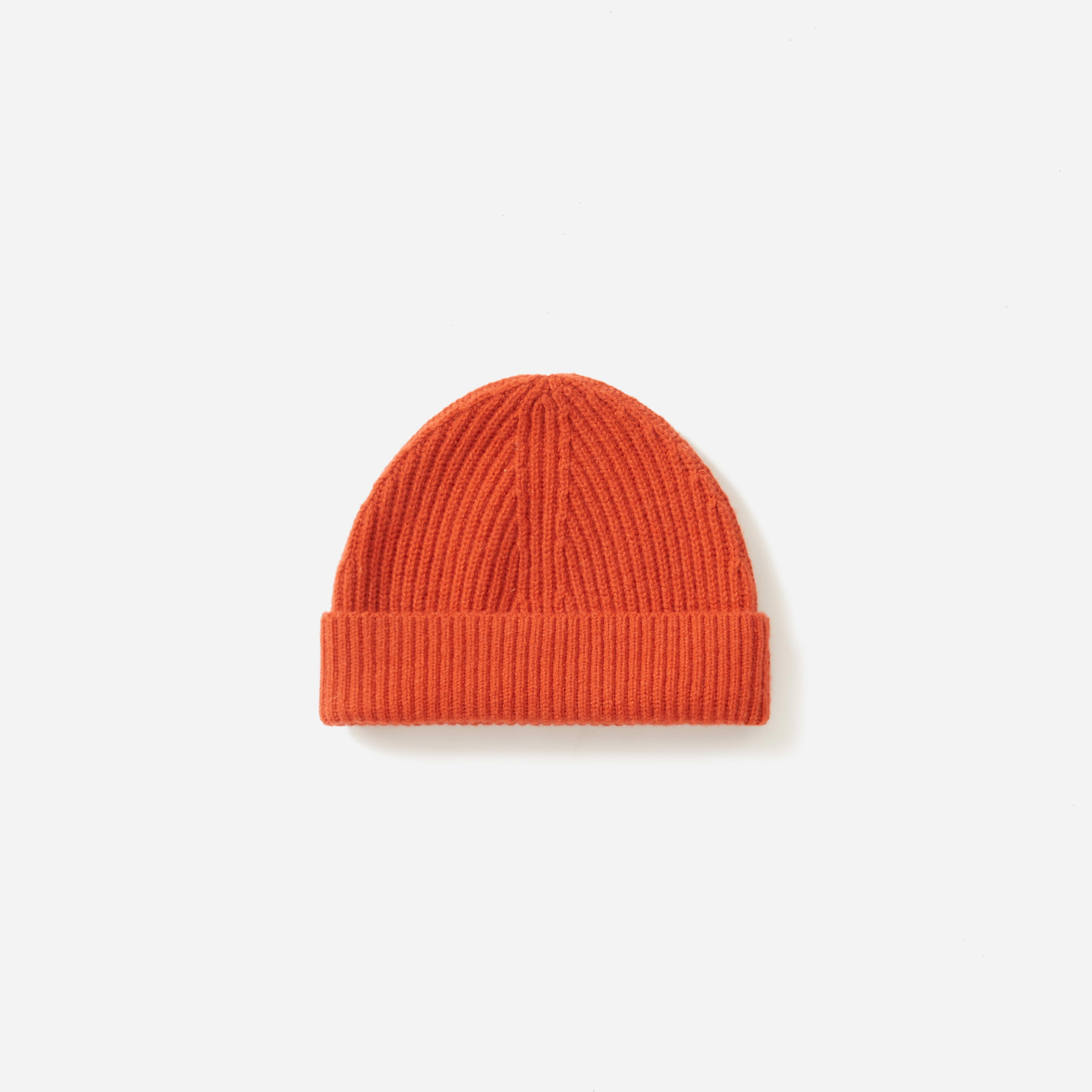 Cashmere Rib Beanie RWS - Dark Grey Melange main image 1