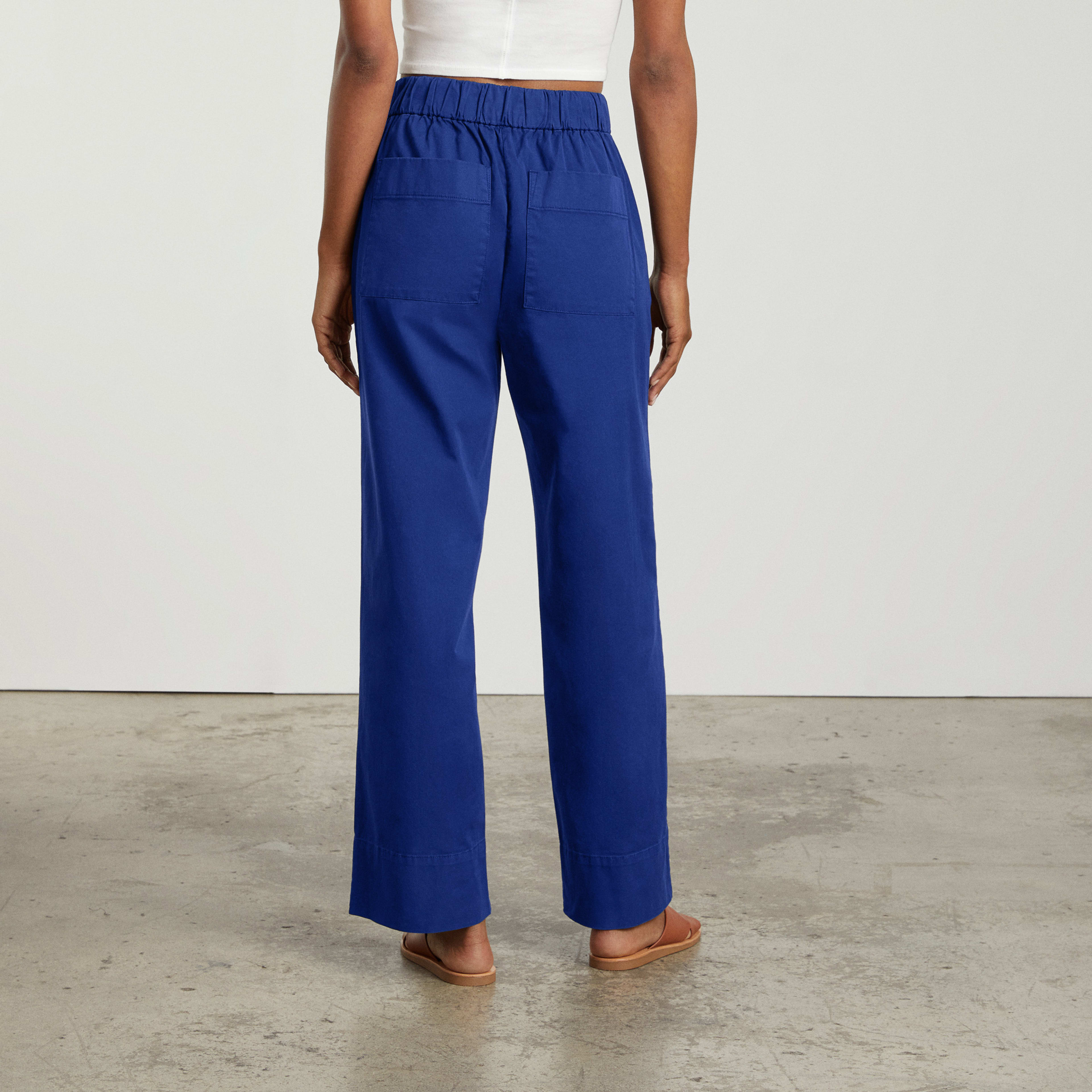 The Easy Pant Cobalt Everlane