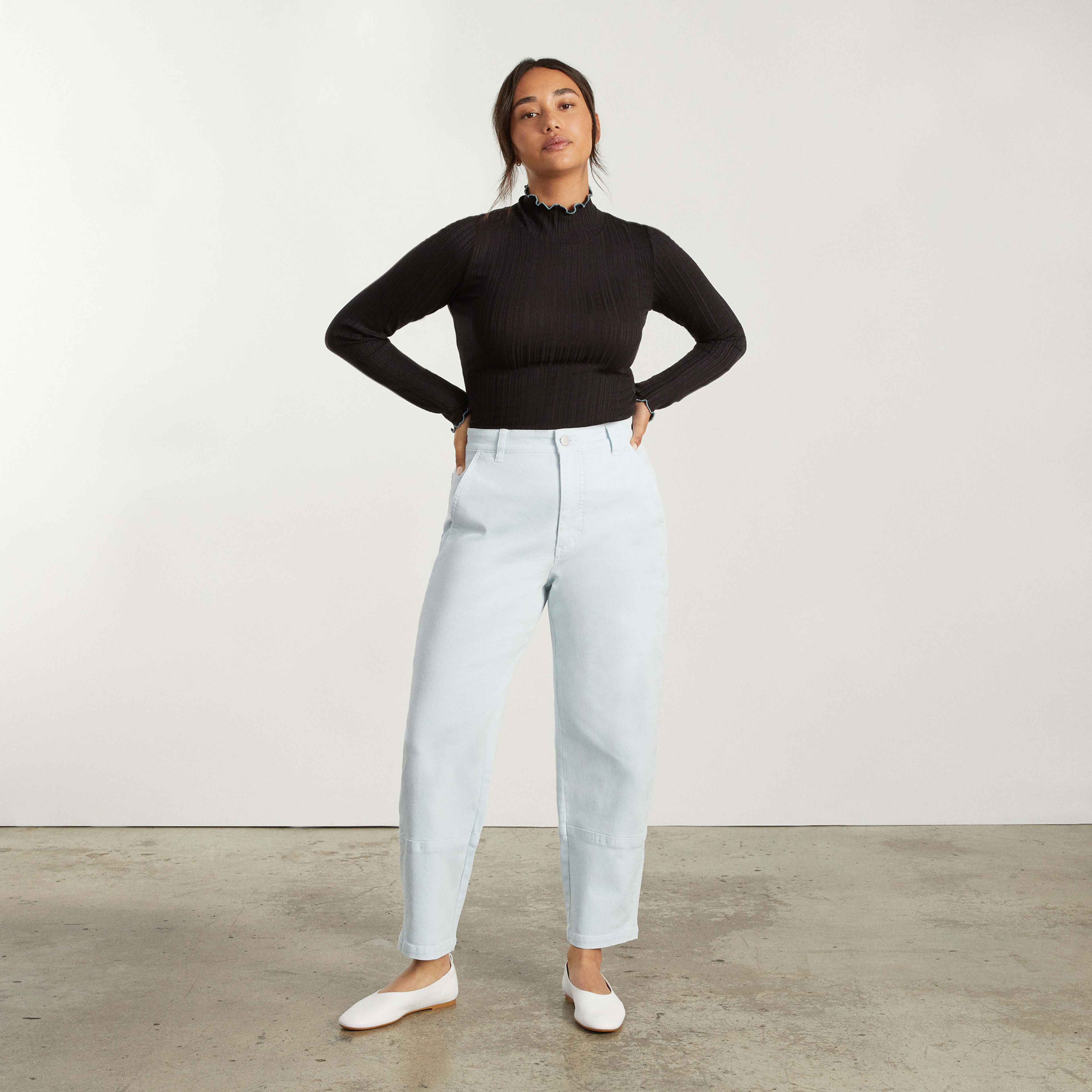 everlane barrel pant