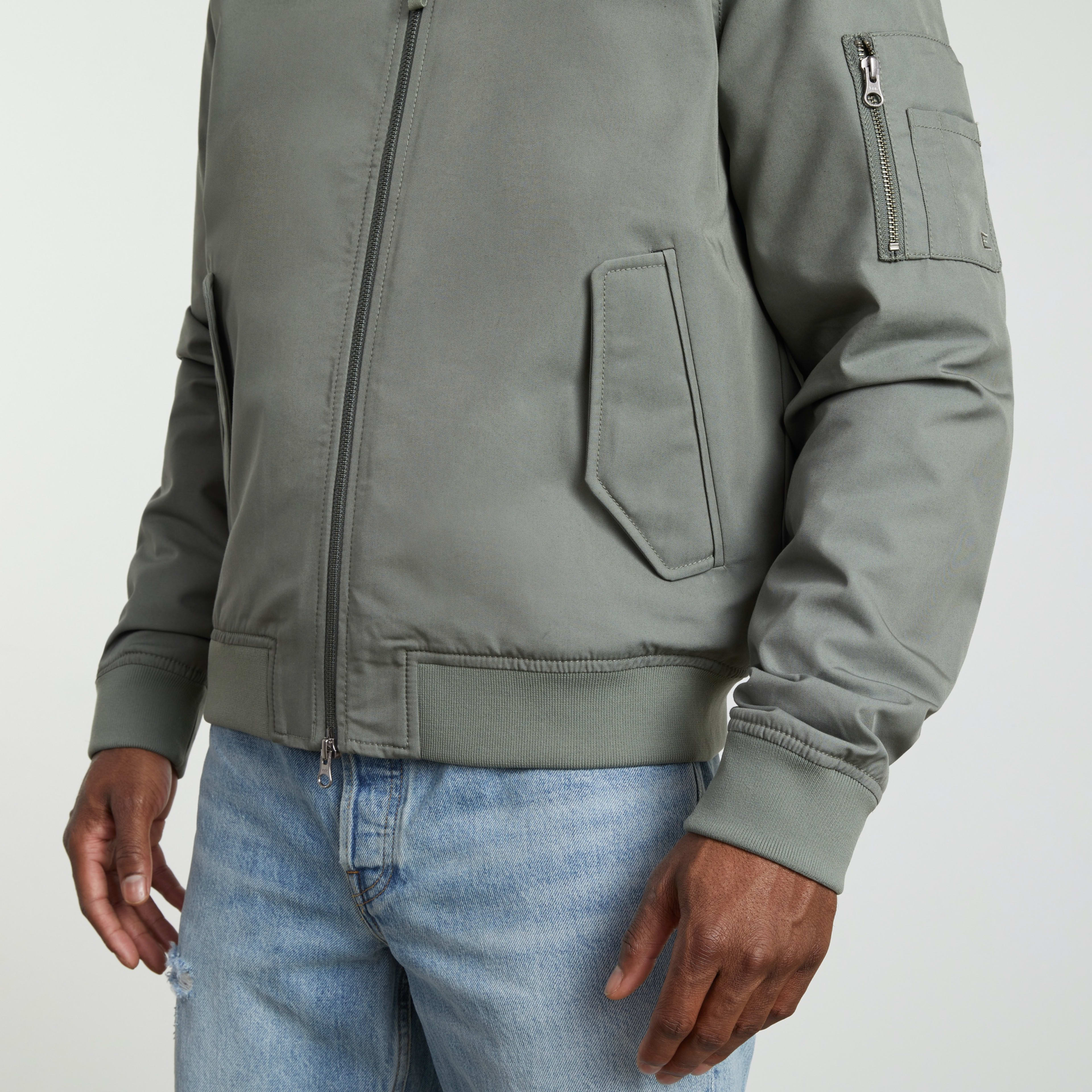 The Bomber Jacket Uniform Dark Sage Everlane