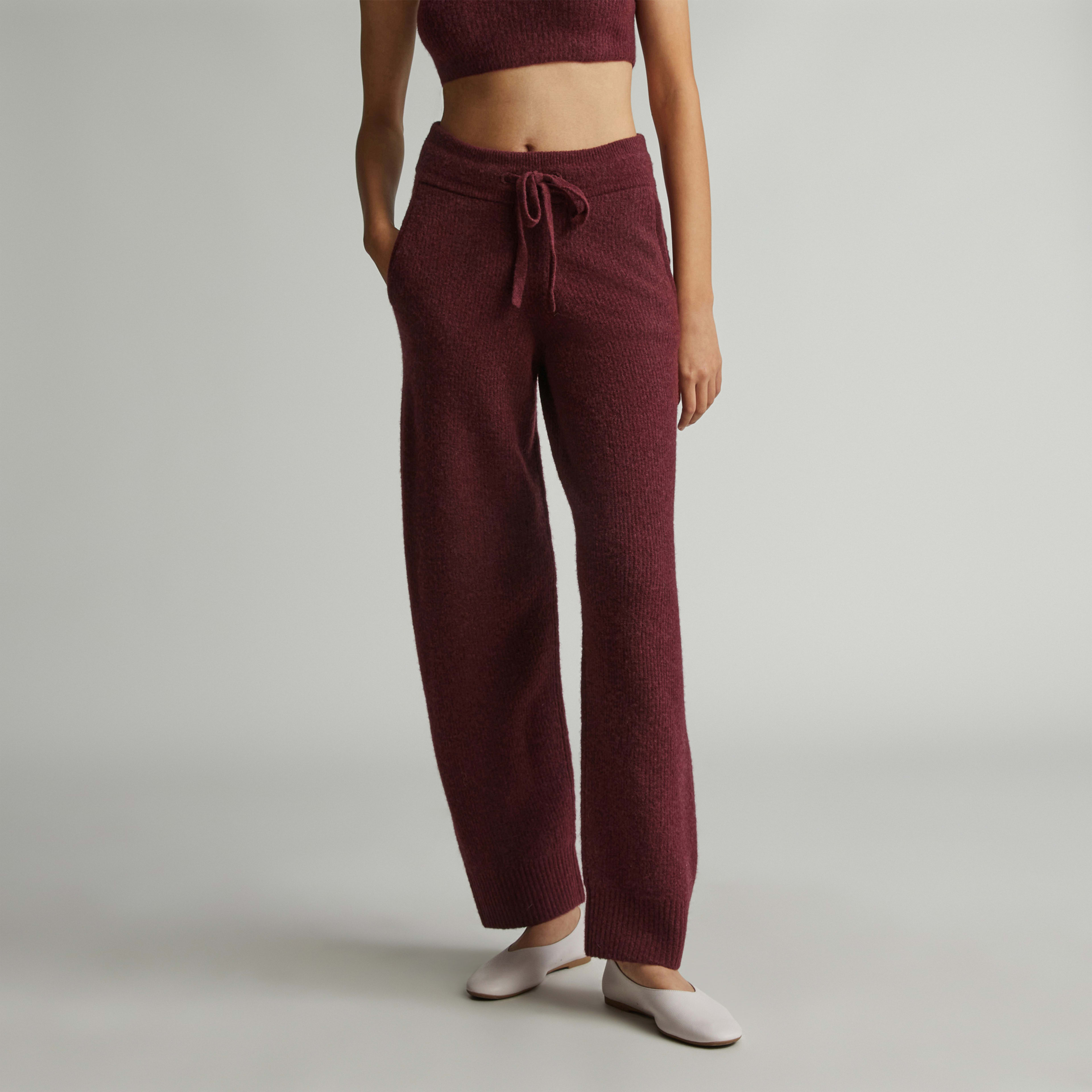 The CozyStretch WideLeg Sweatpant Brandy Everlane