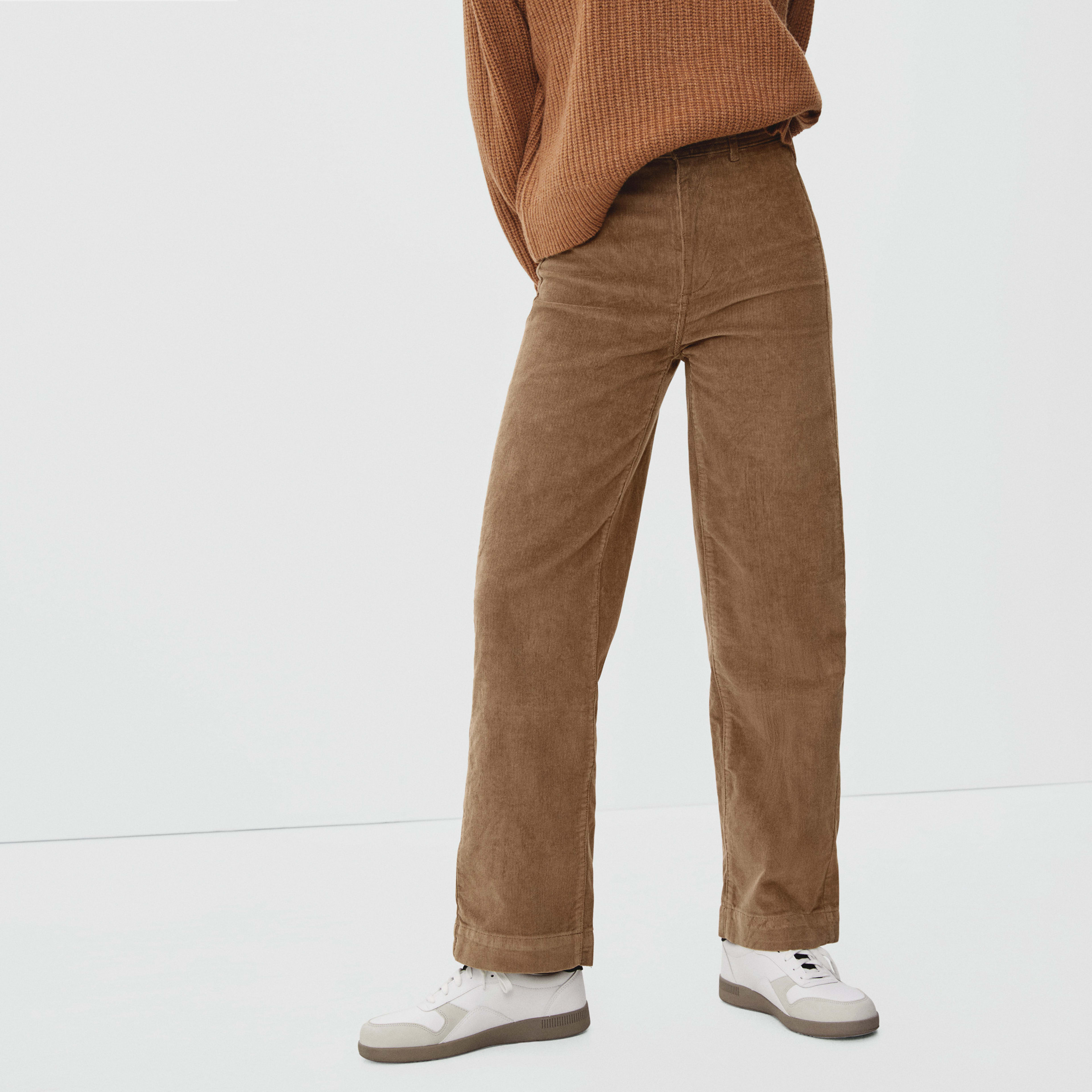 Women's Corduroy Wide-Leg Pant by Everlane in Light Brown, Size 10