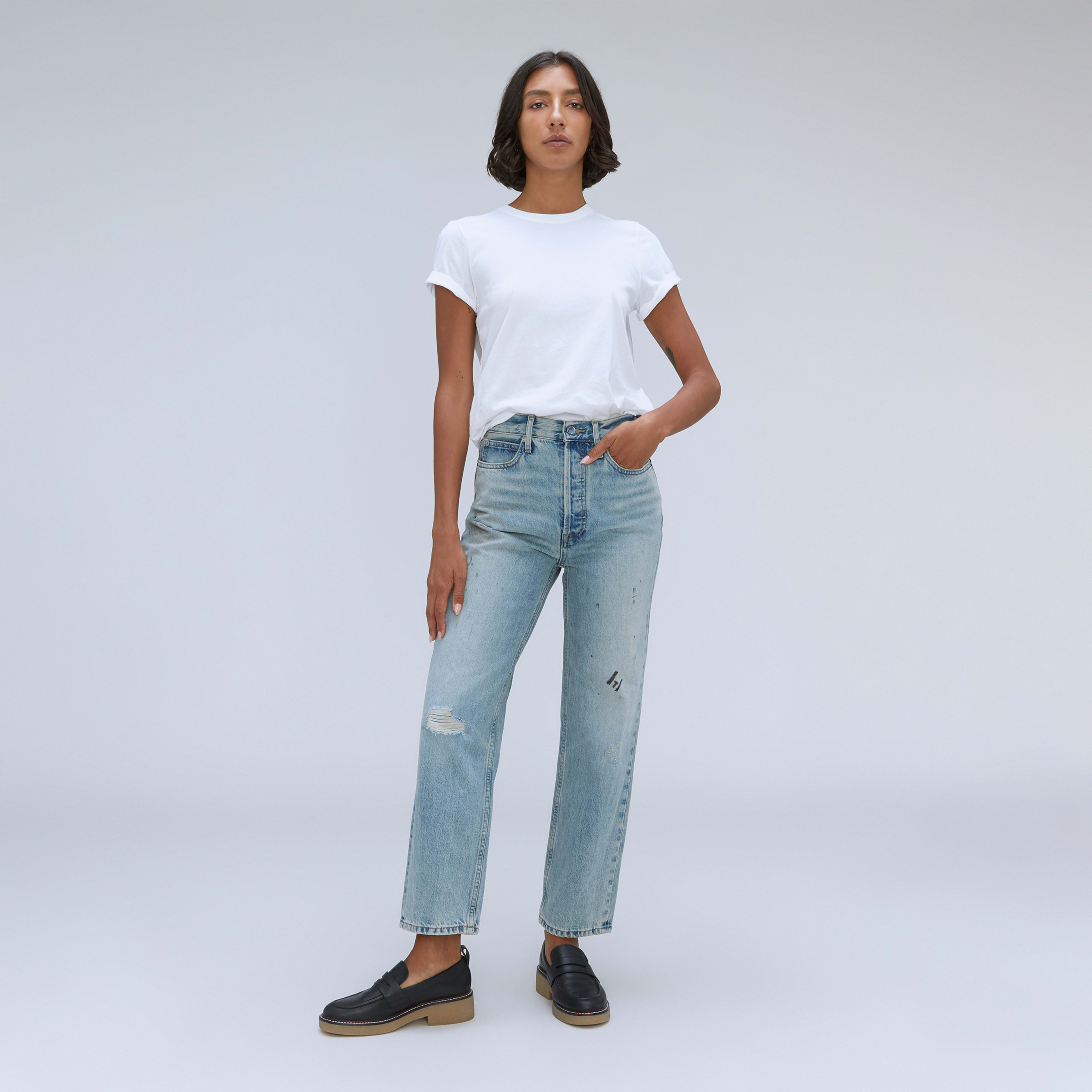 The Rigid Way-HighÂ® Jean Paint Splatter â Everlane