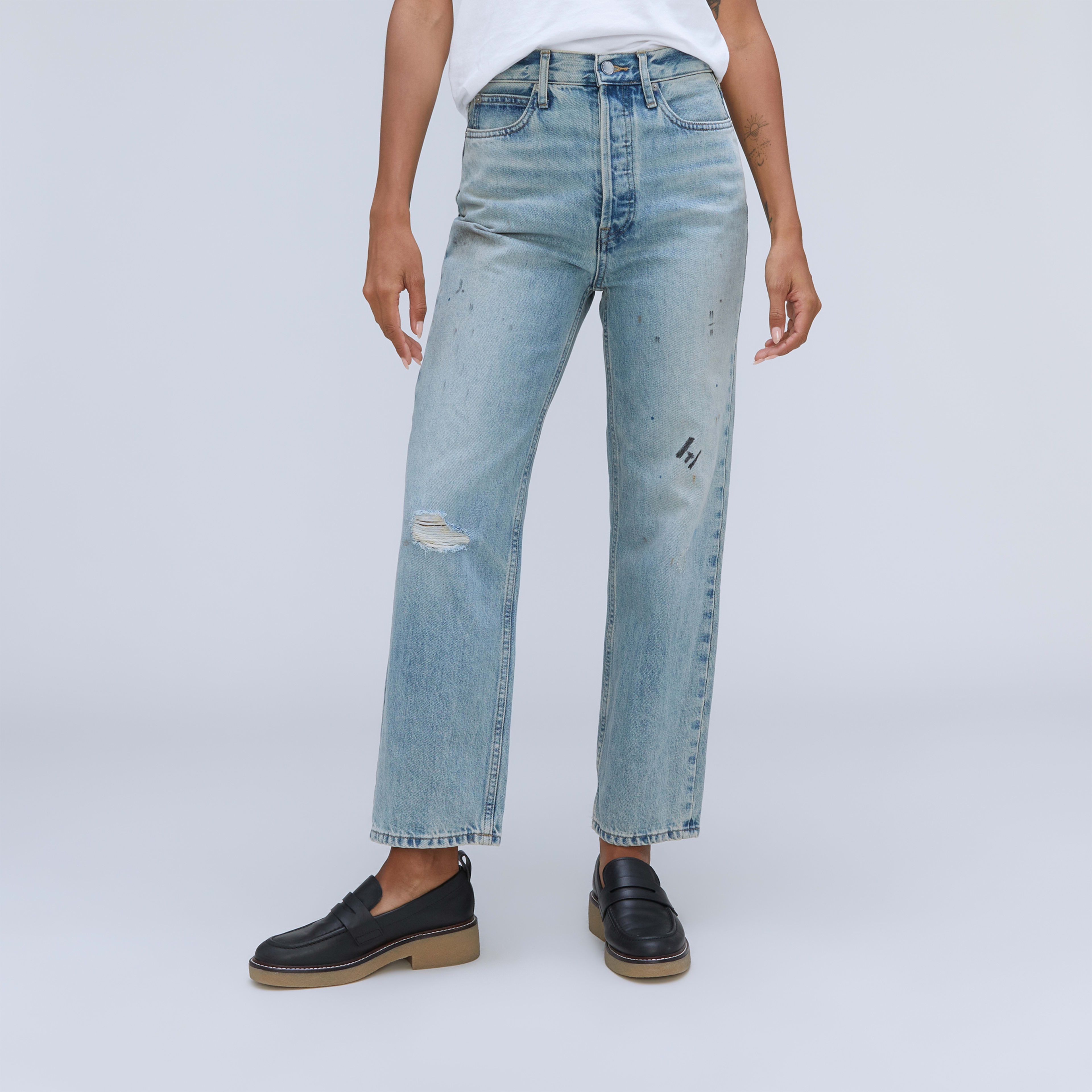 The Rigid WayHigh® Jean Paint Splatter Everlane