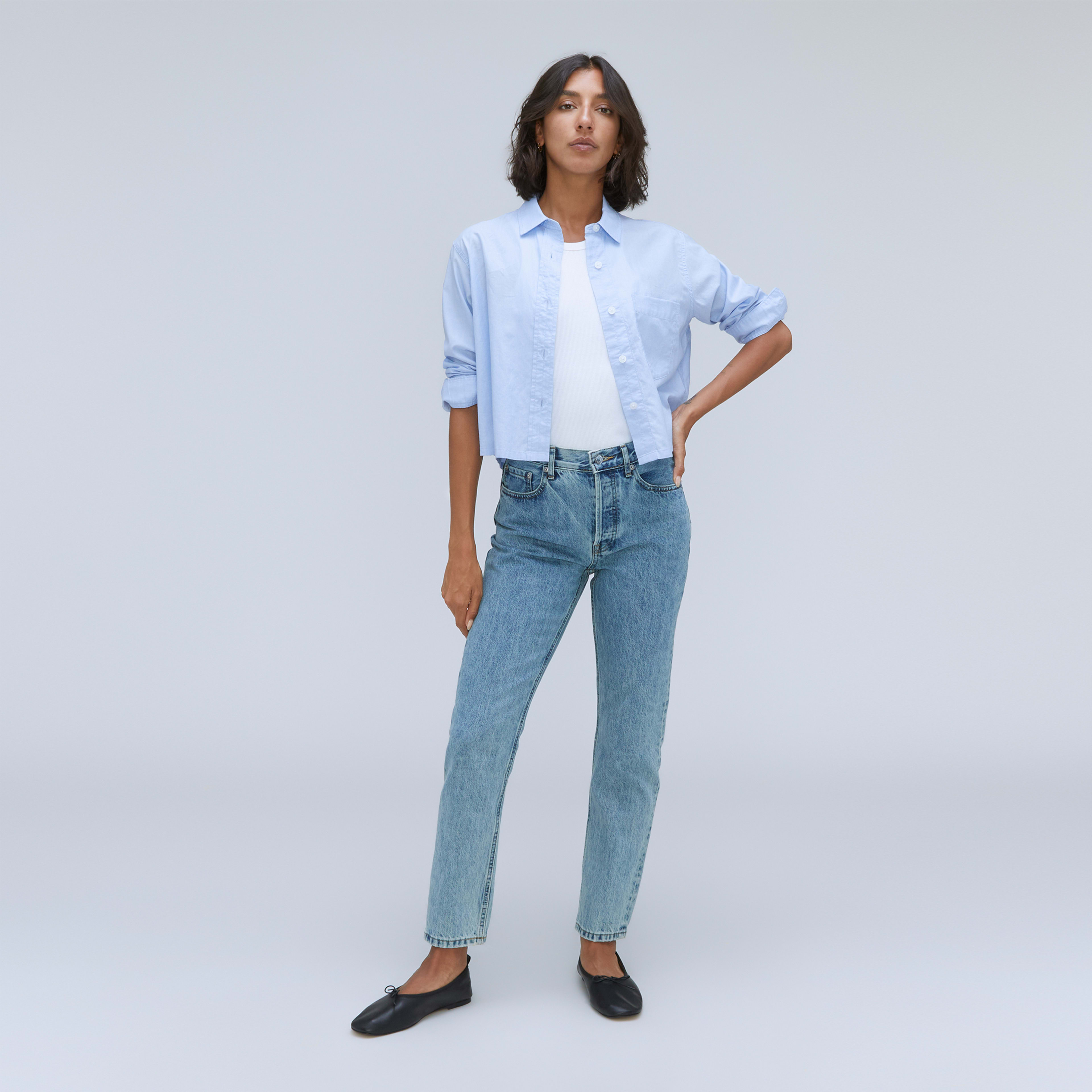 The ’90s Cheeky® Jean Vintage Sunbleached Blue – Everlane