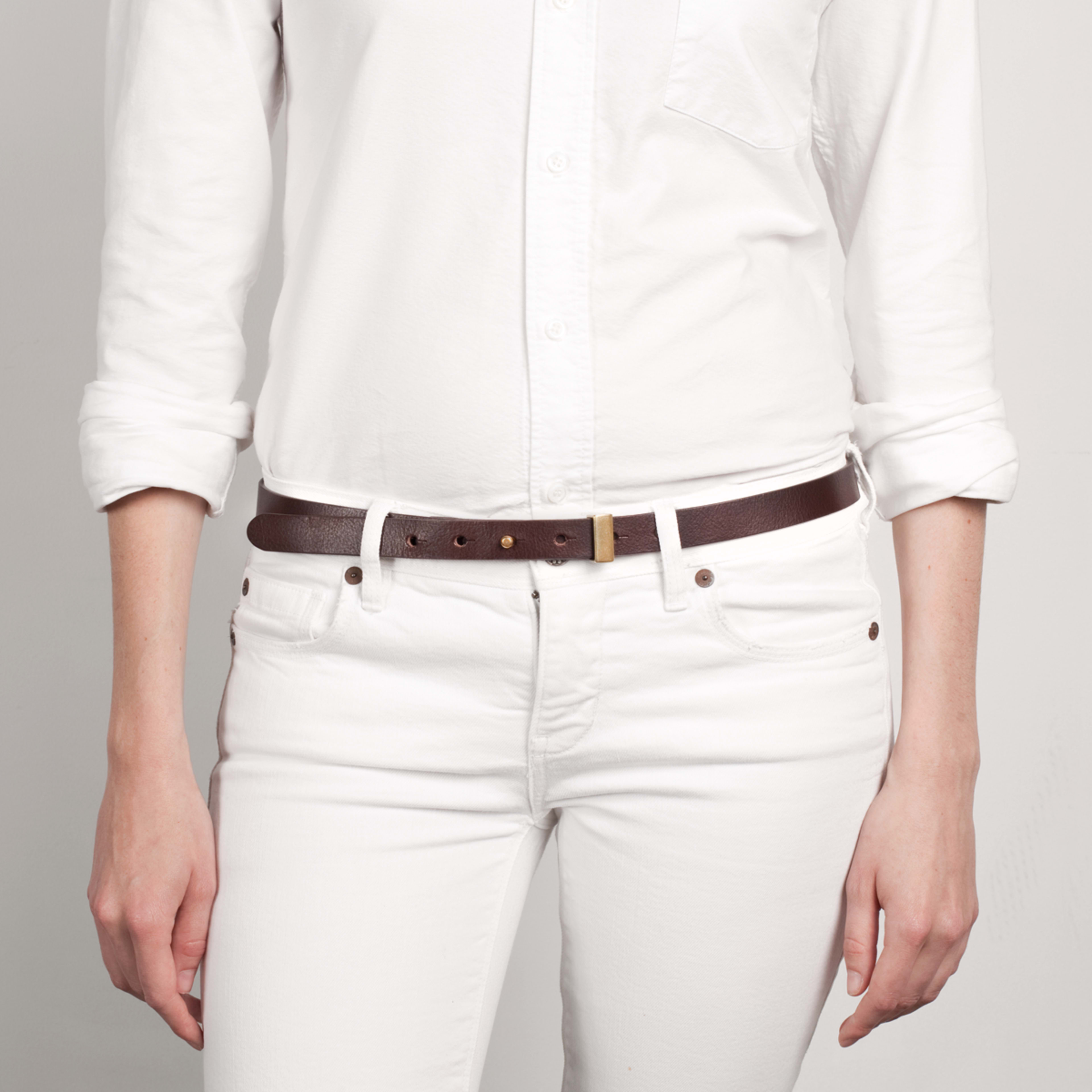 The HighLow Belt Brown Everlane