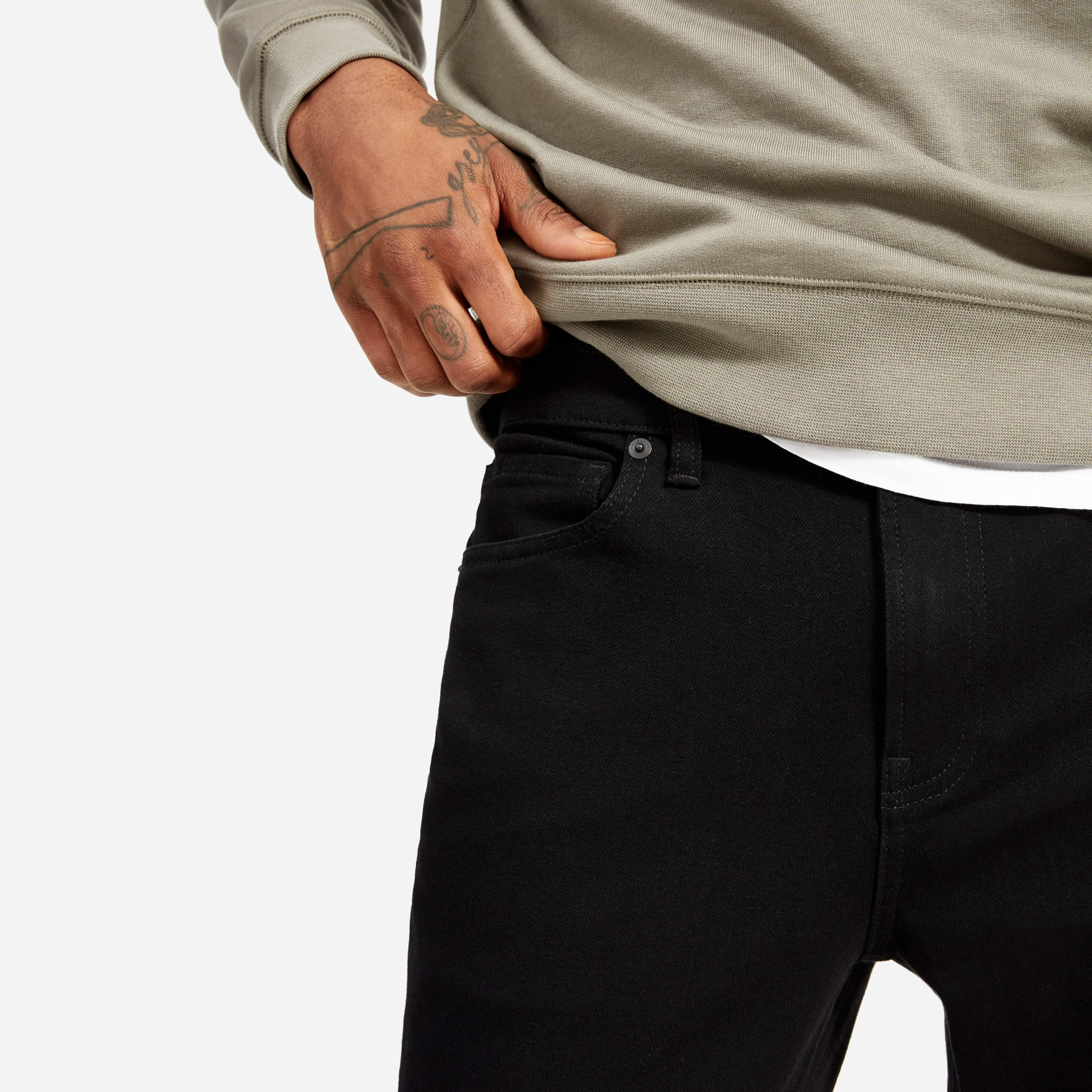 The Relaxed 4Way Stretch Organic Jean Uniform Black Everlane