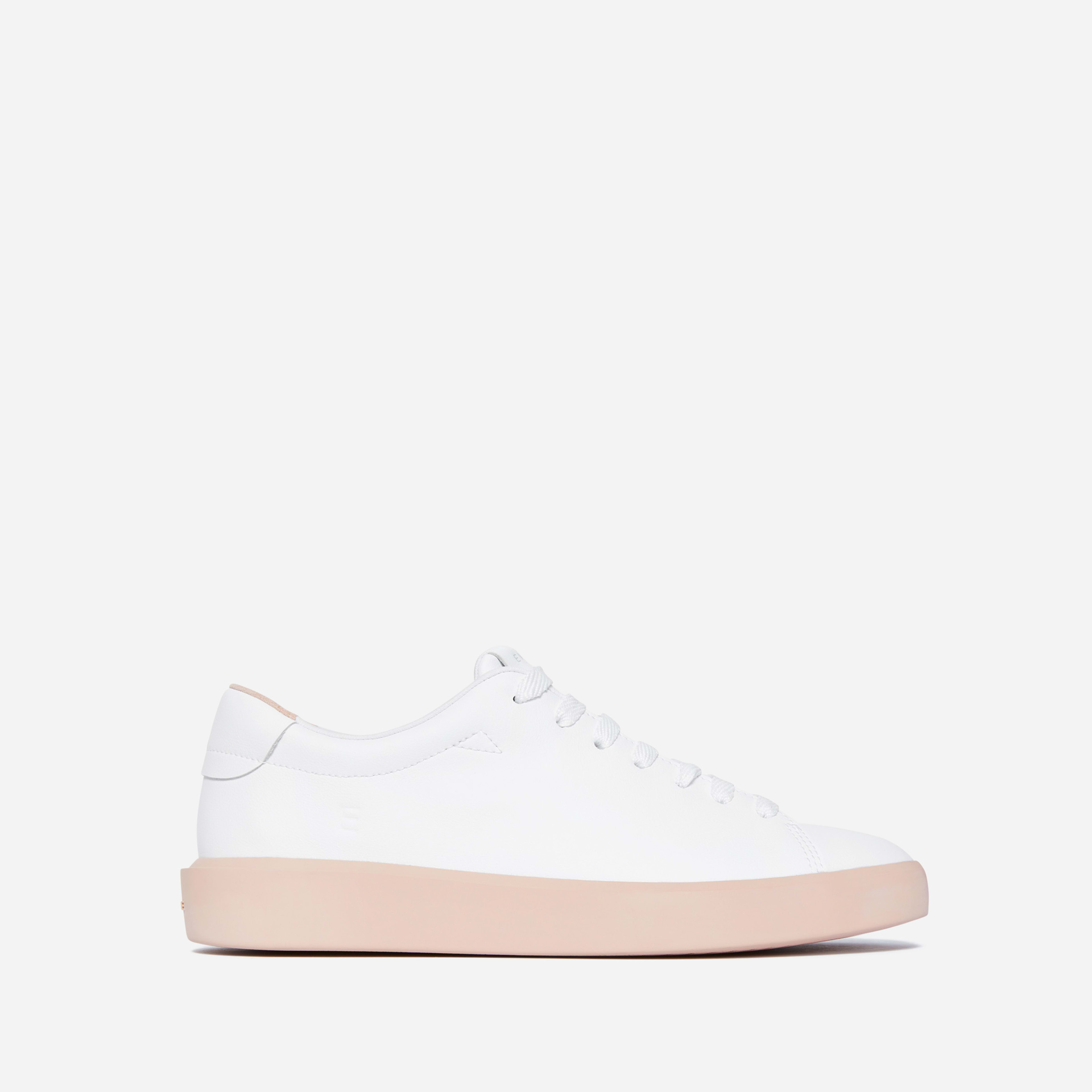 The ReLeather Tennis Shoe White / Pale Pink – Everlane