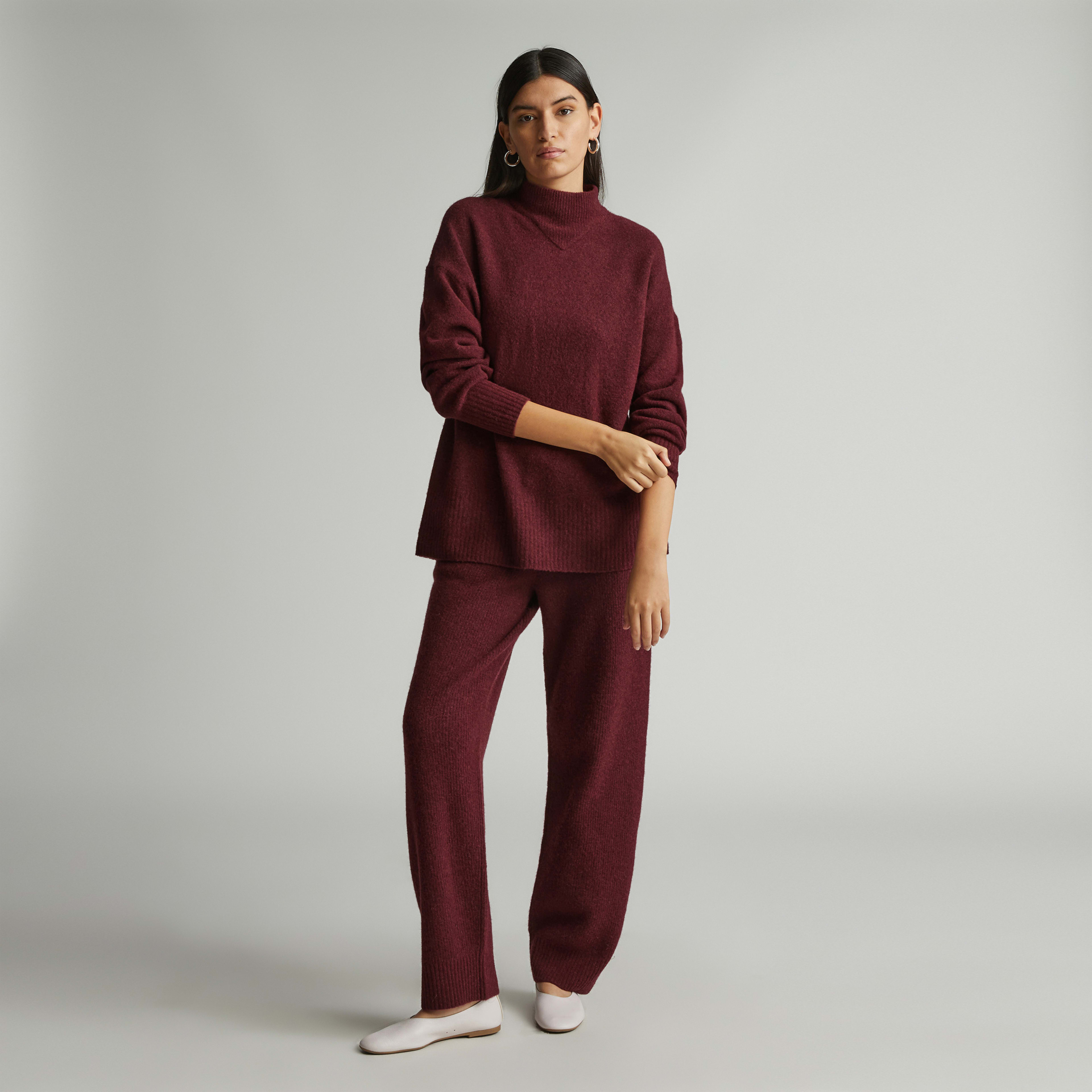 The CozyStretch Pullover Brandy Everlane