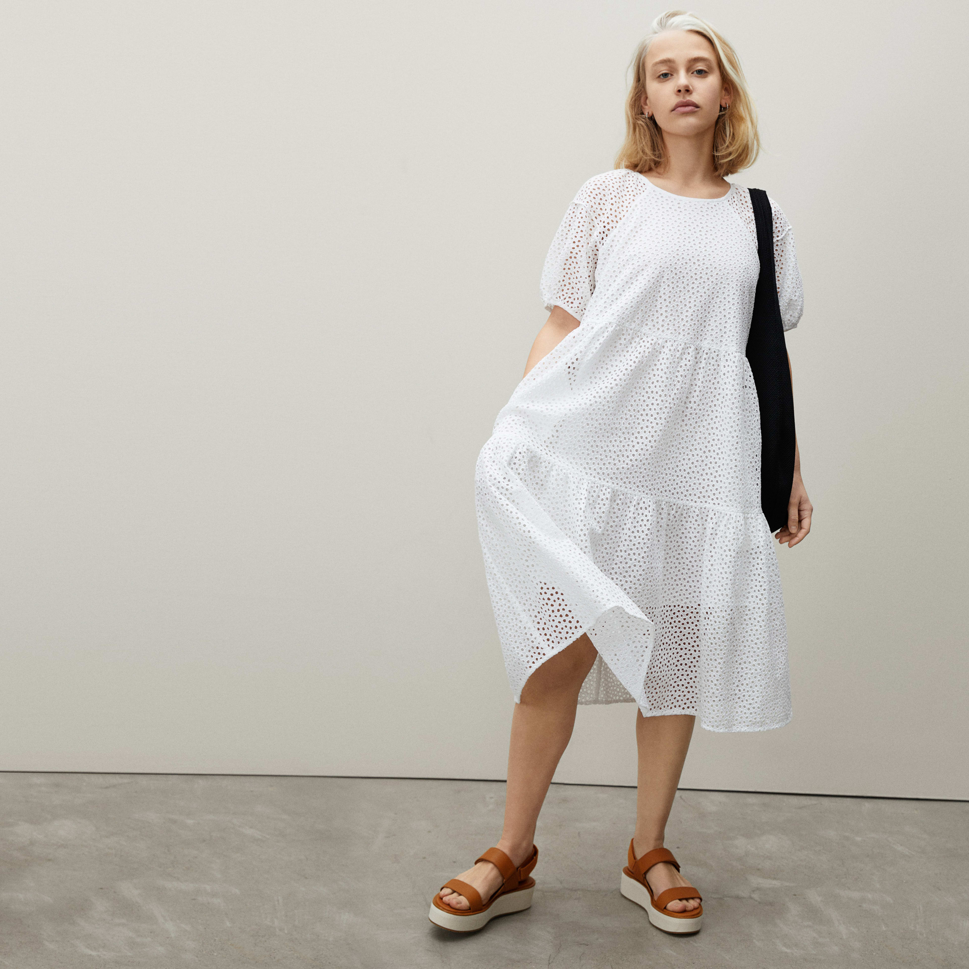 everlane eyelet dress