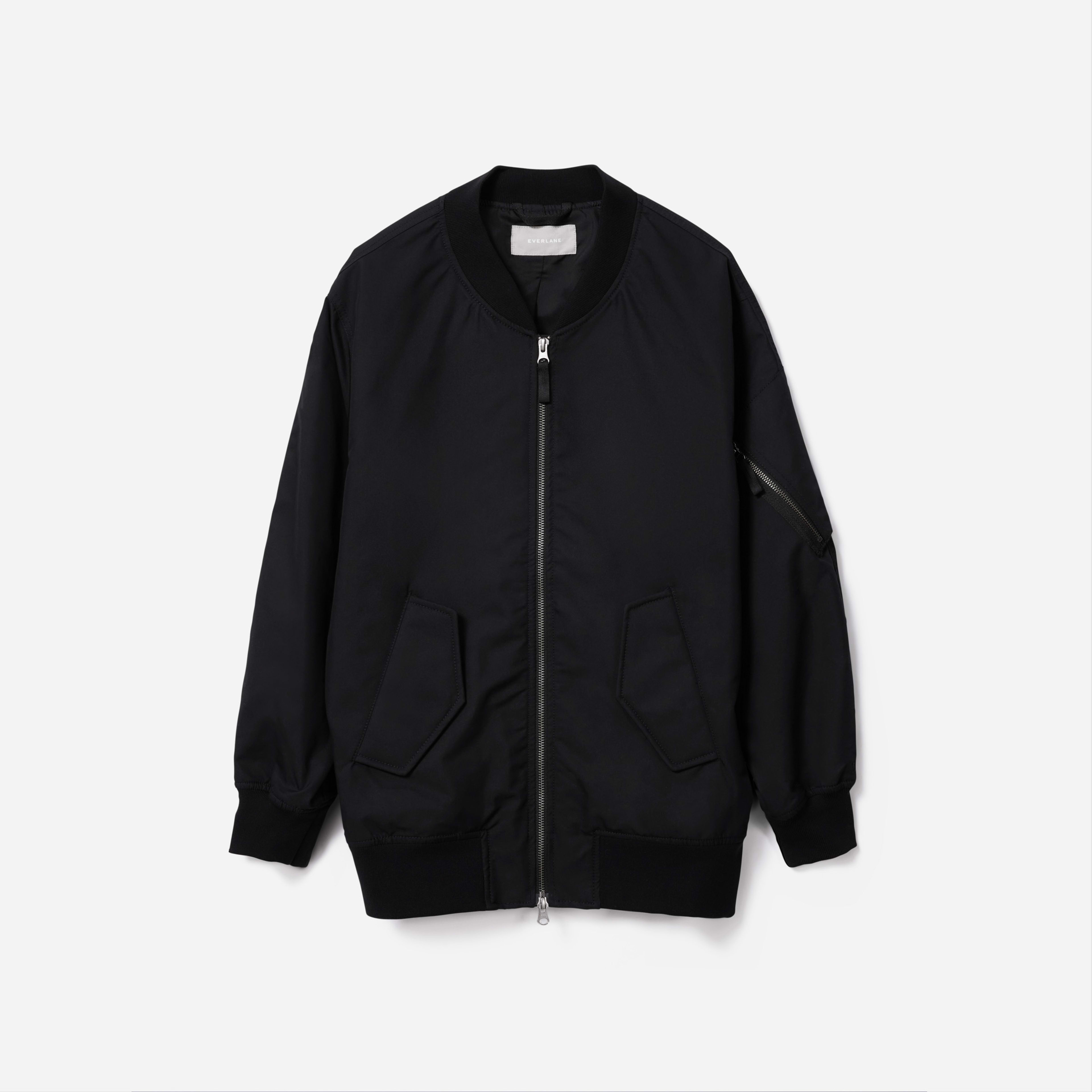 The Bomber Jacket Black Everlane