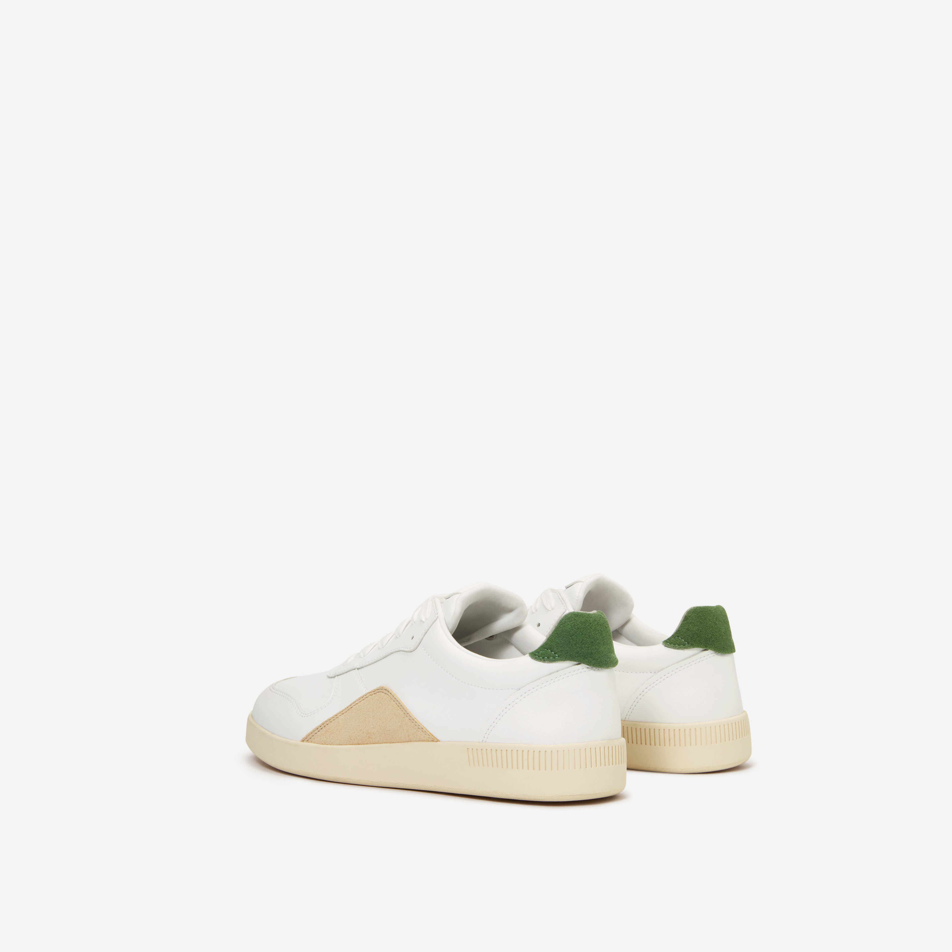 The ReLeather® Court Sneaker Canvas / Green Everlane