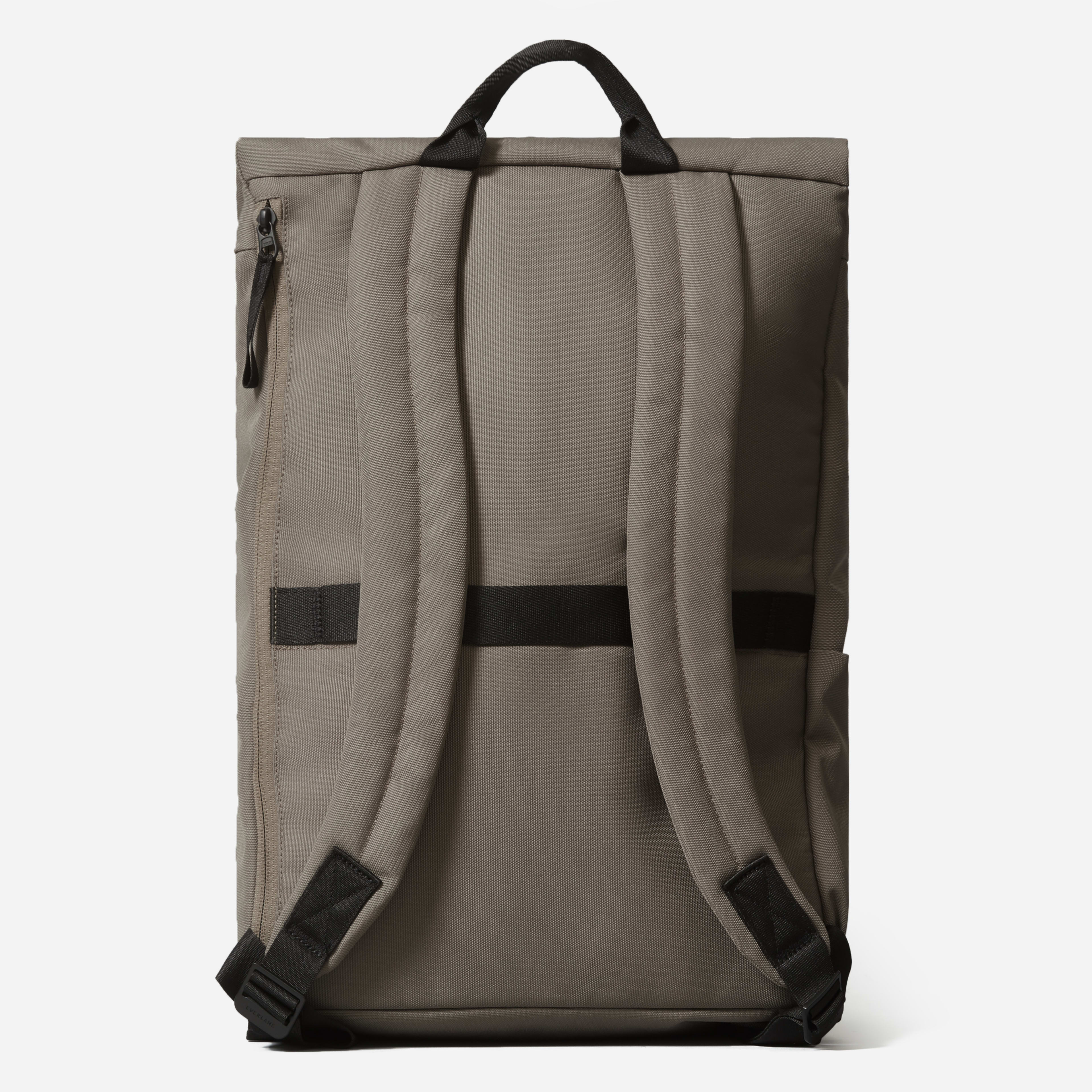 The ReNew Transit Backpack Warm Charcoal Everlane