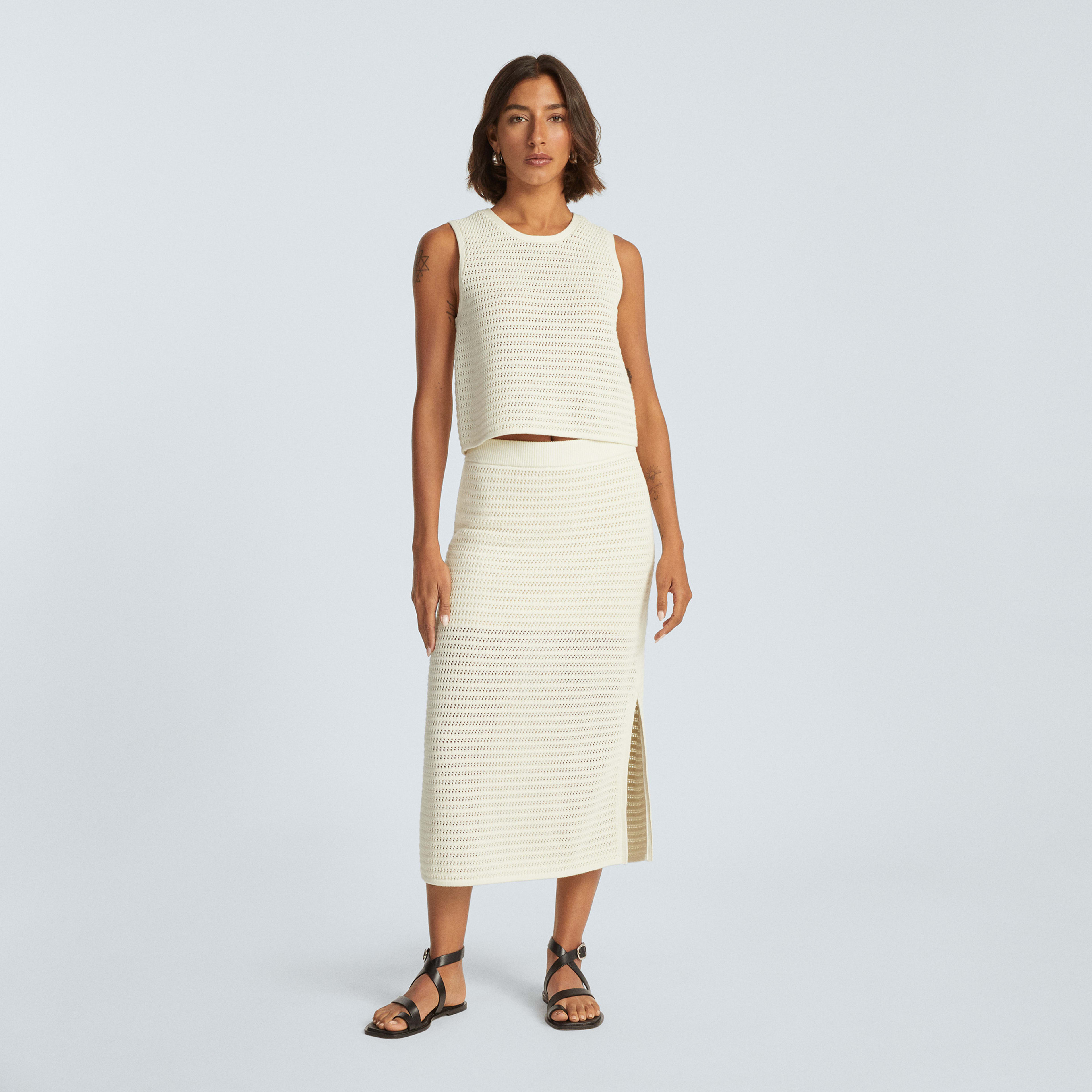 The Crochet Knit Cami Canvas Everlane