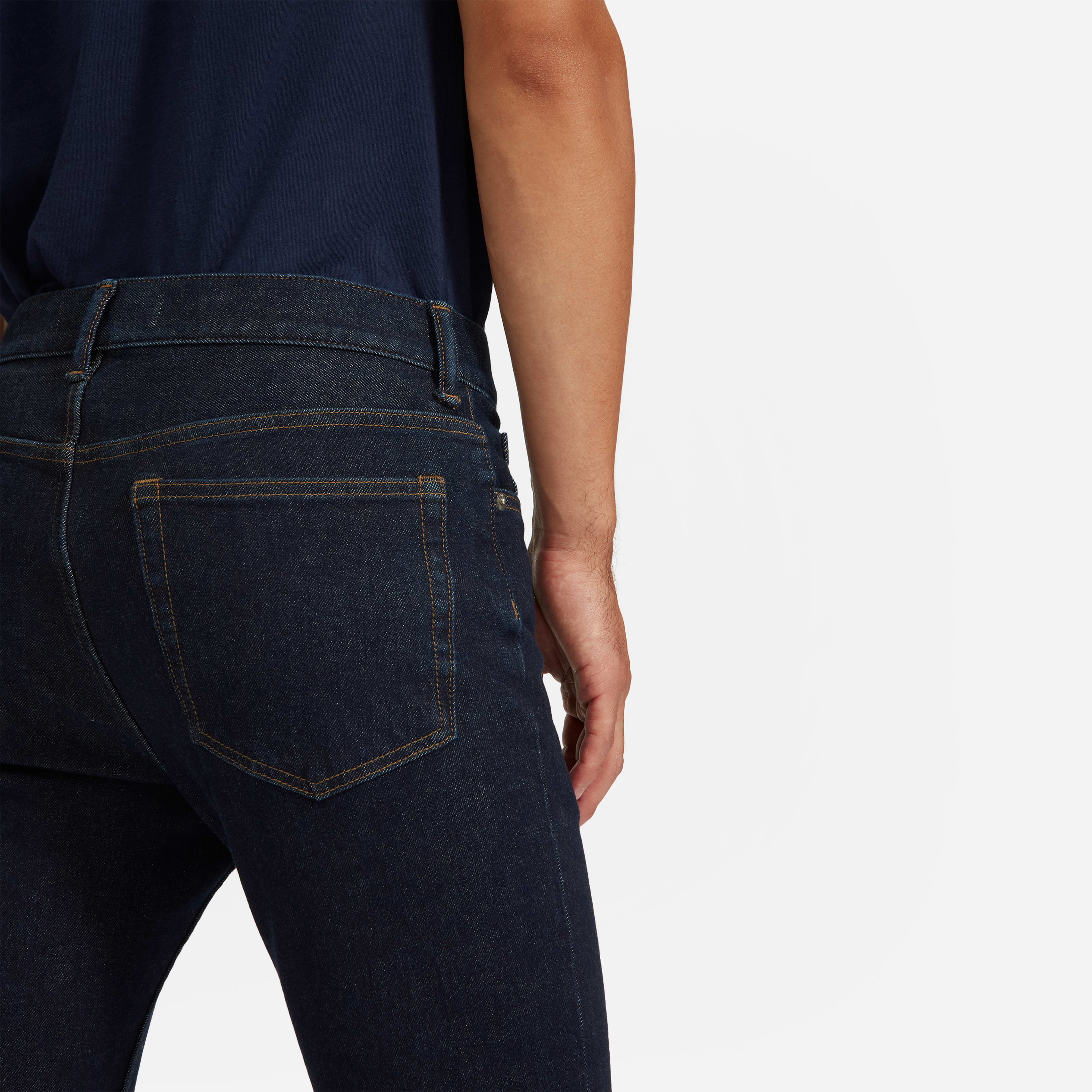 The Skinny 4Way Stretch Organic Jean Uniform Dark Indigo Everlane