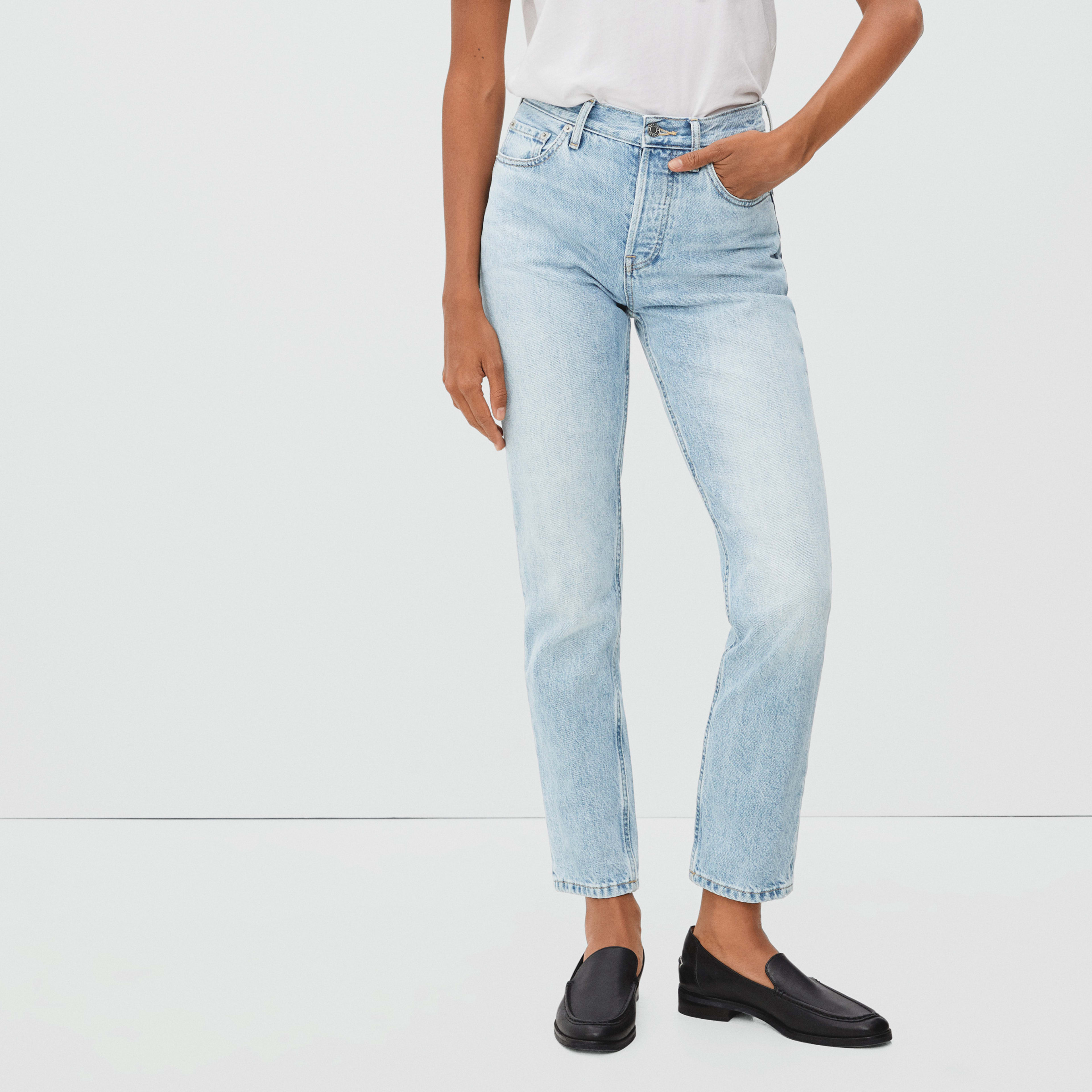 The ’90s Cheeky Jean Vintage Sunbleached Blue – Everlane