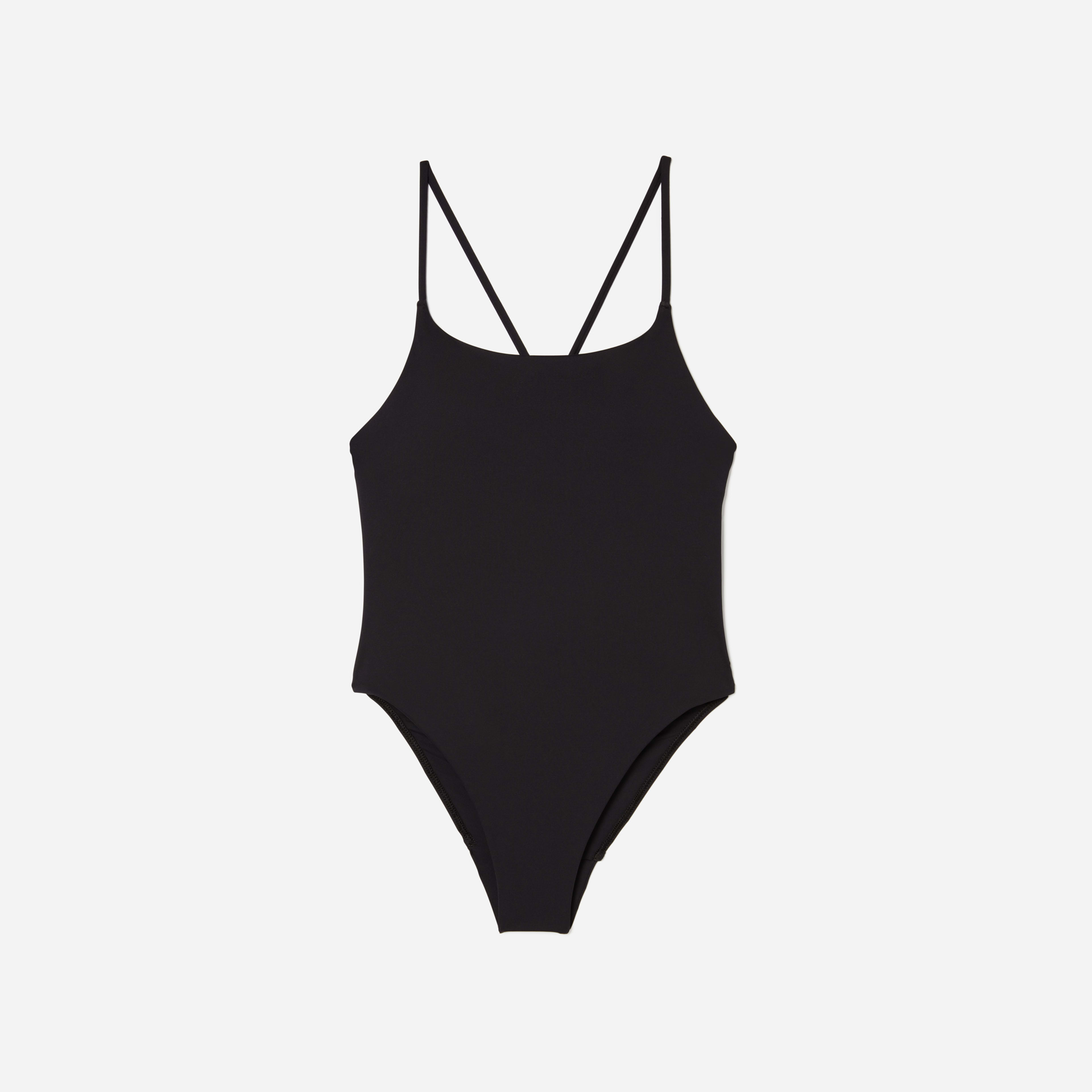 The String One-Piece Black – Everlane