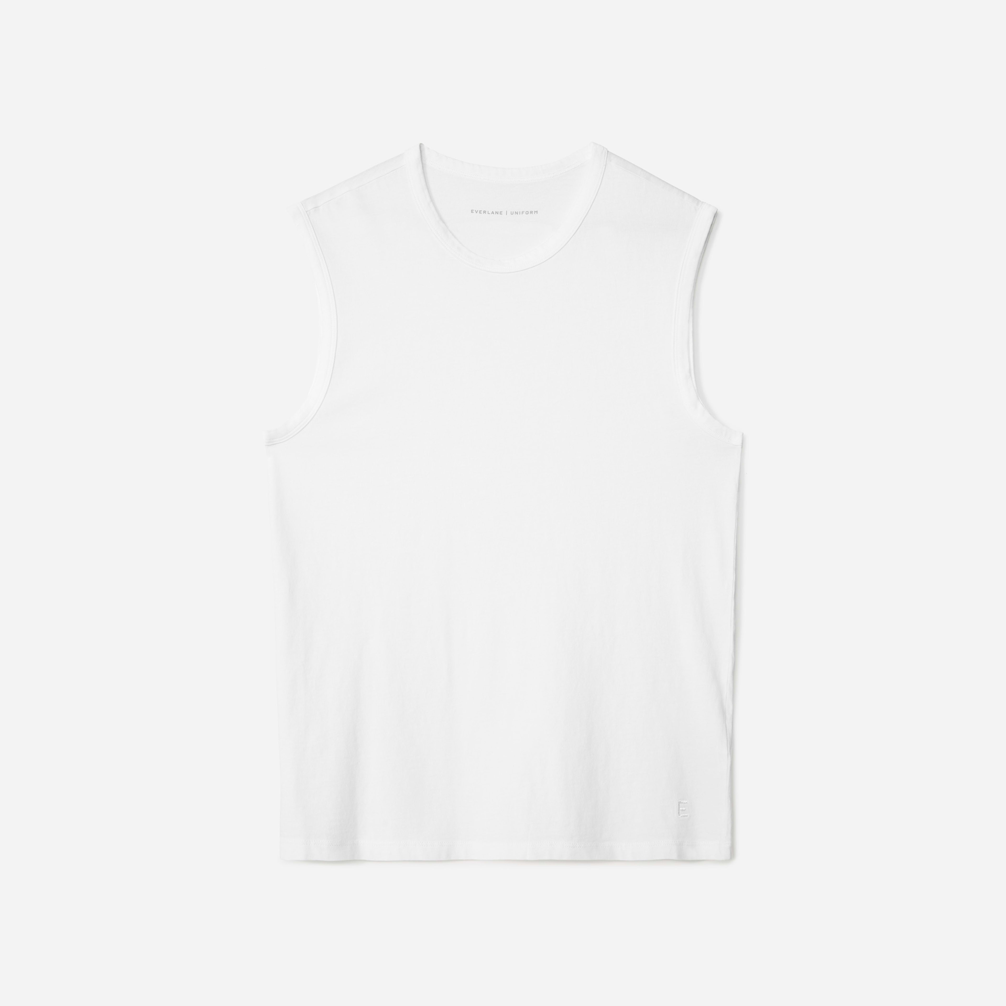 The Organic Cotton Tank White Everlane