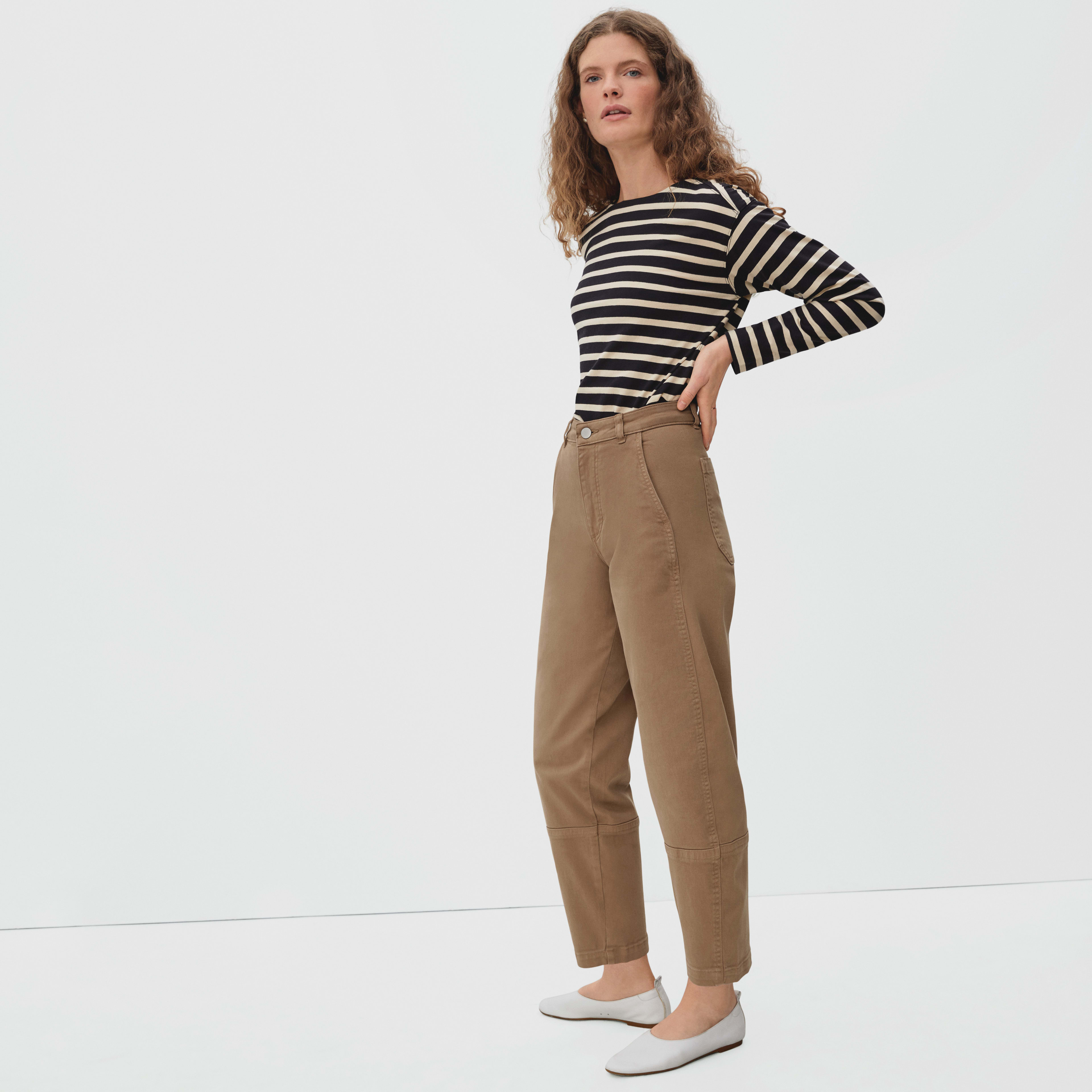 everlane barrel pant