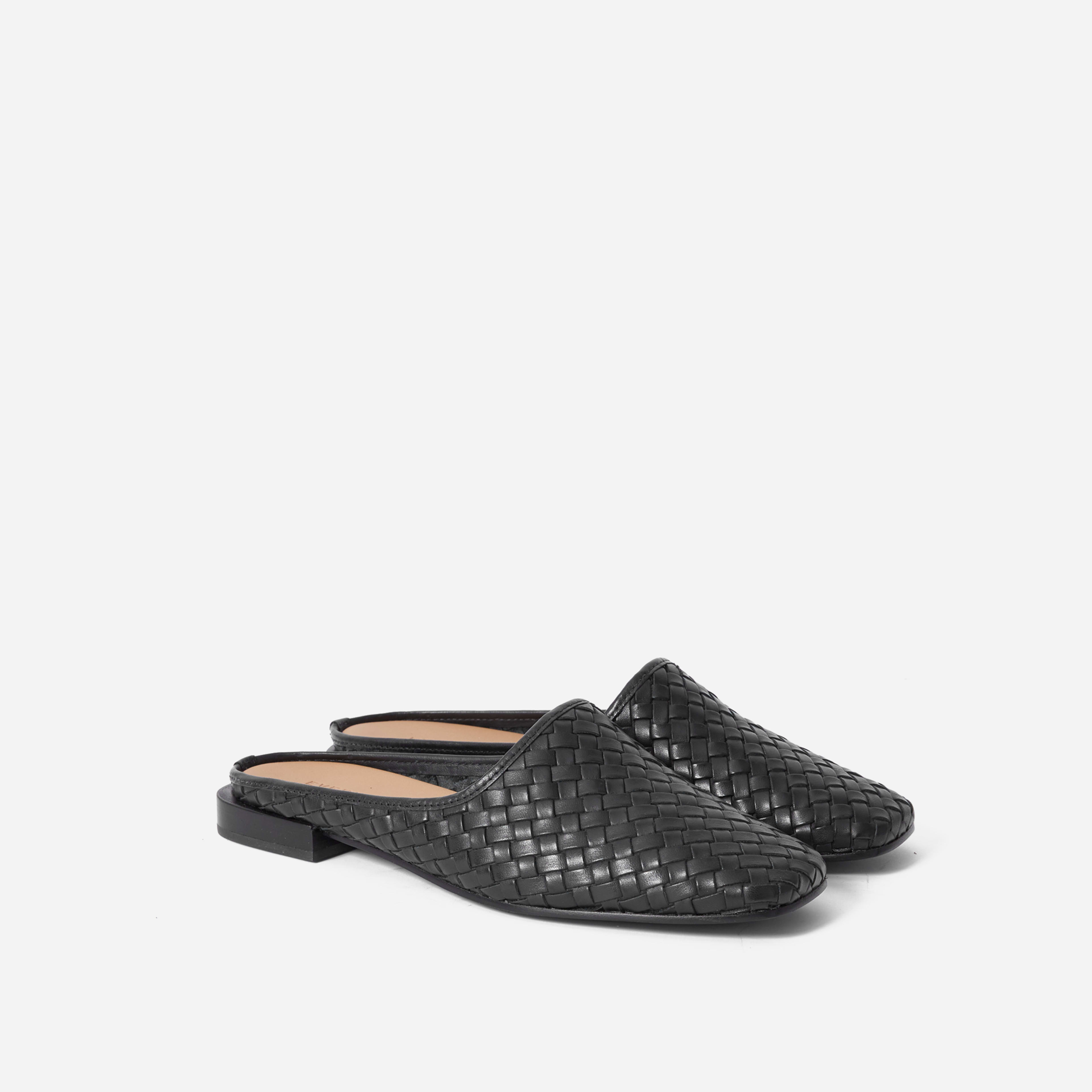 everlane woven mule