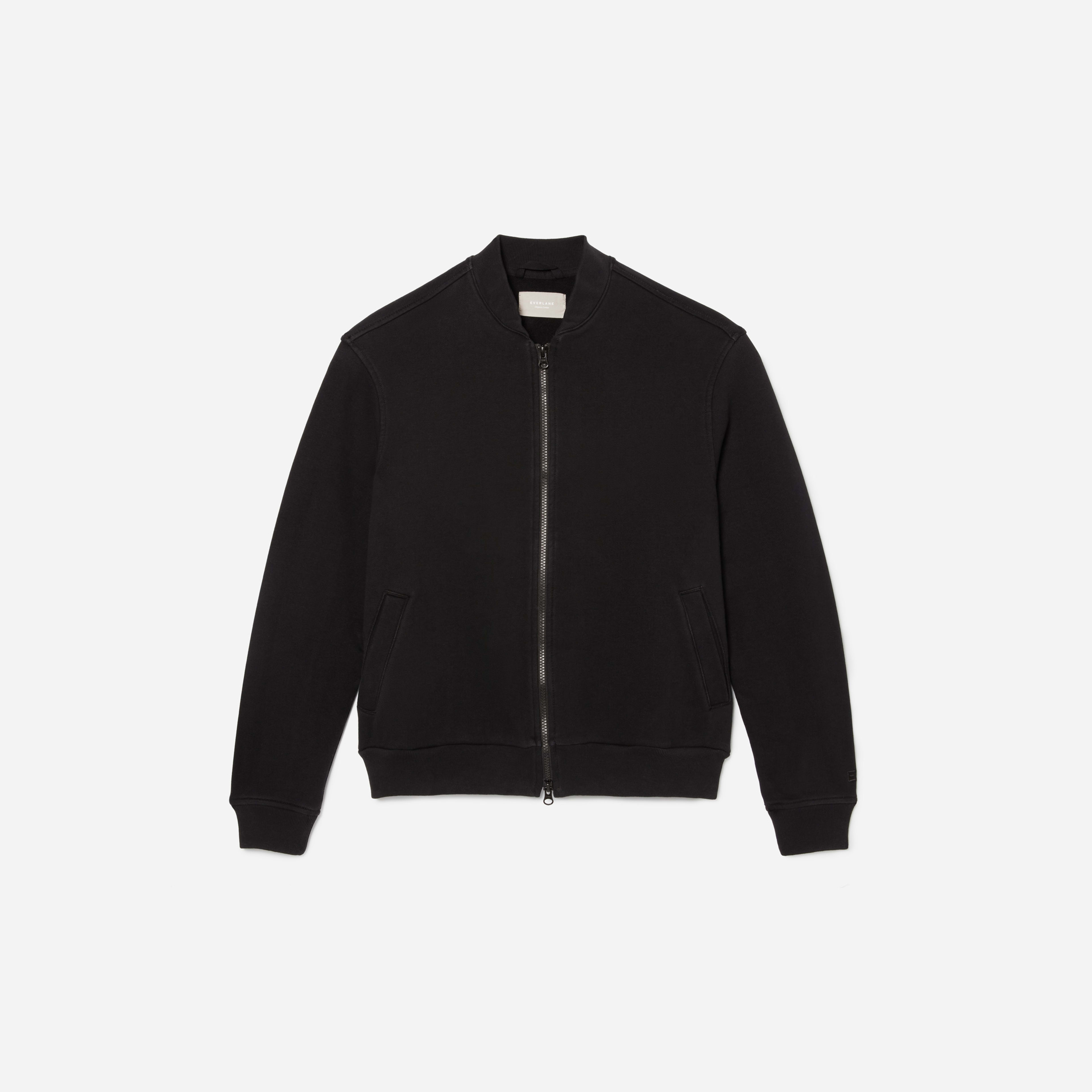 The Track Bomber Jacket Black Everlane