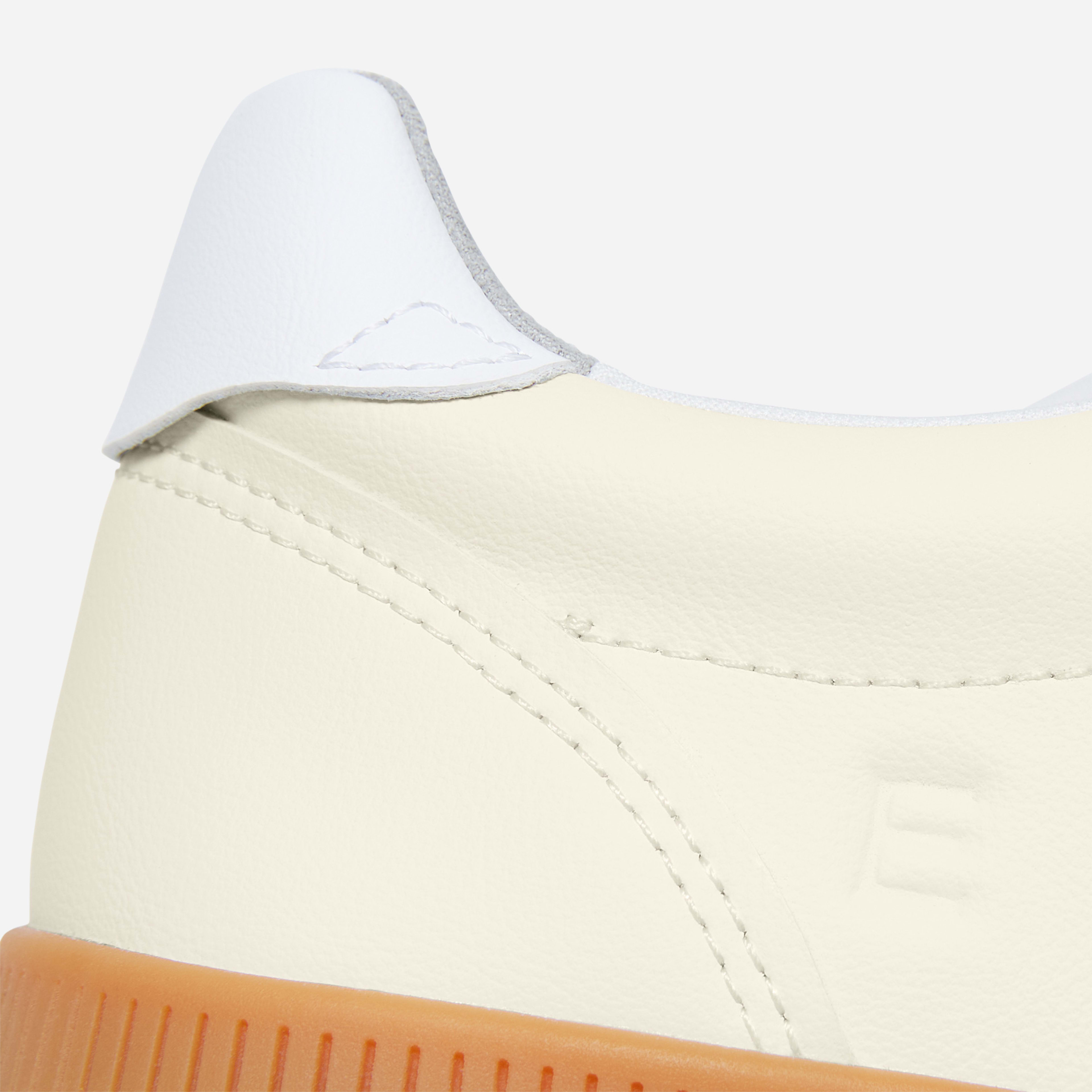 The ReLeather Court Sneaker Off White / Light Grey Everlane