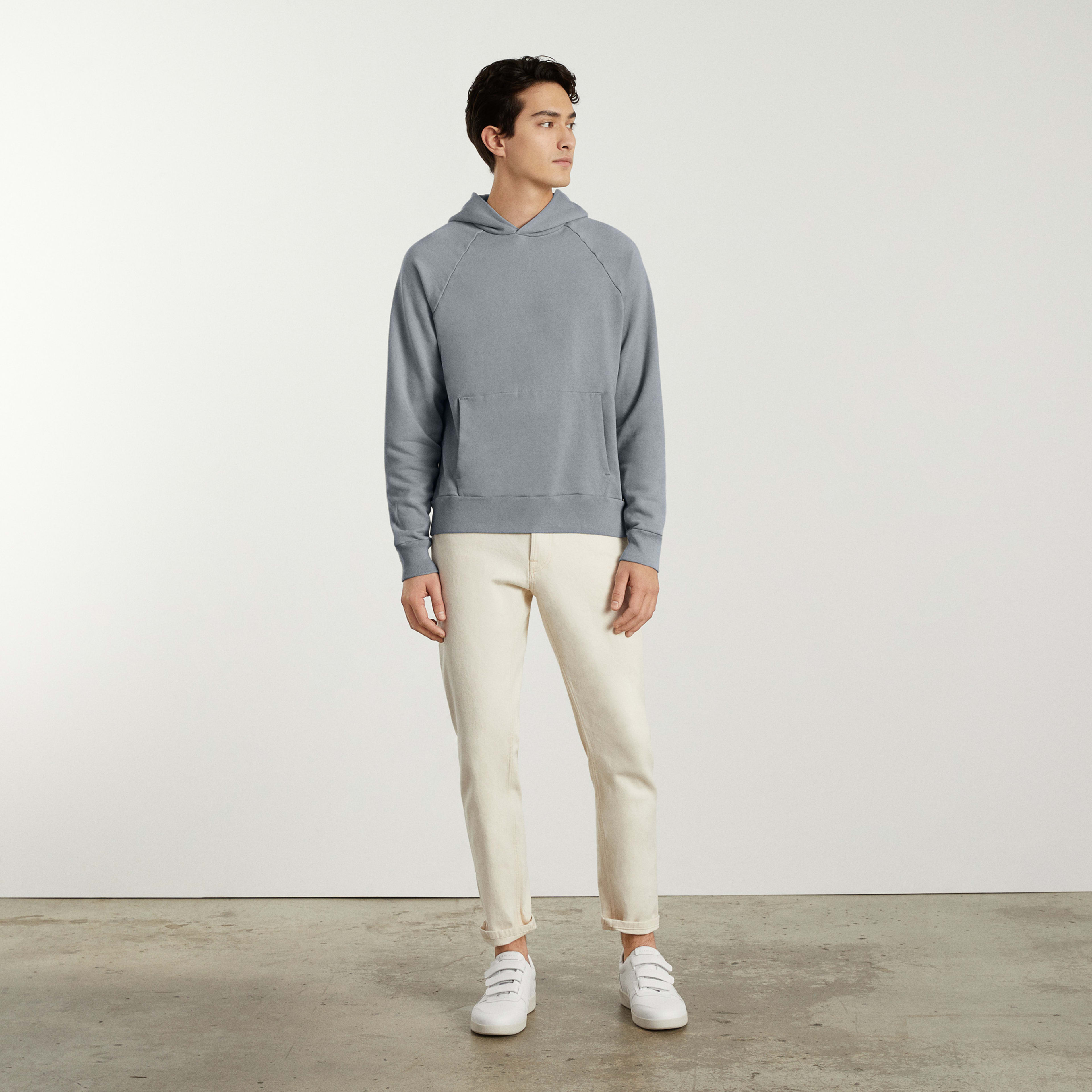 The Track Hoodie Smoke – Everlane