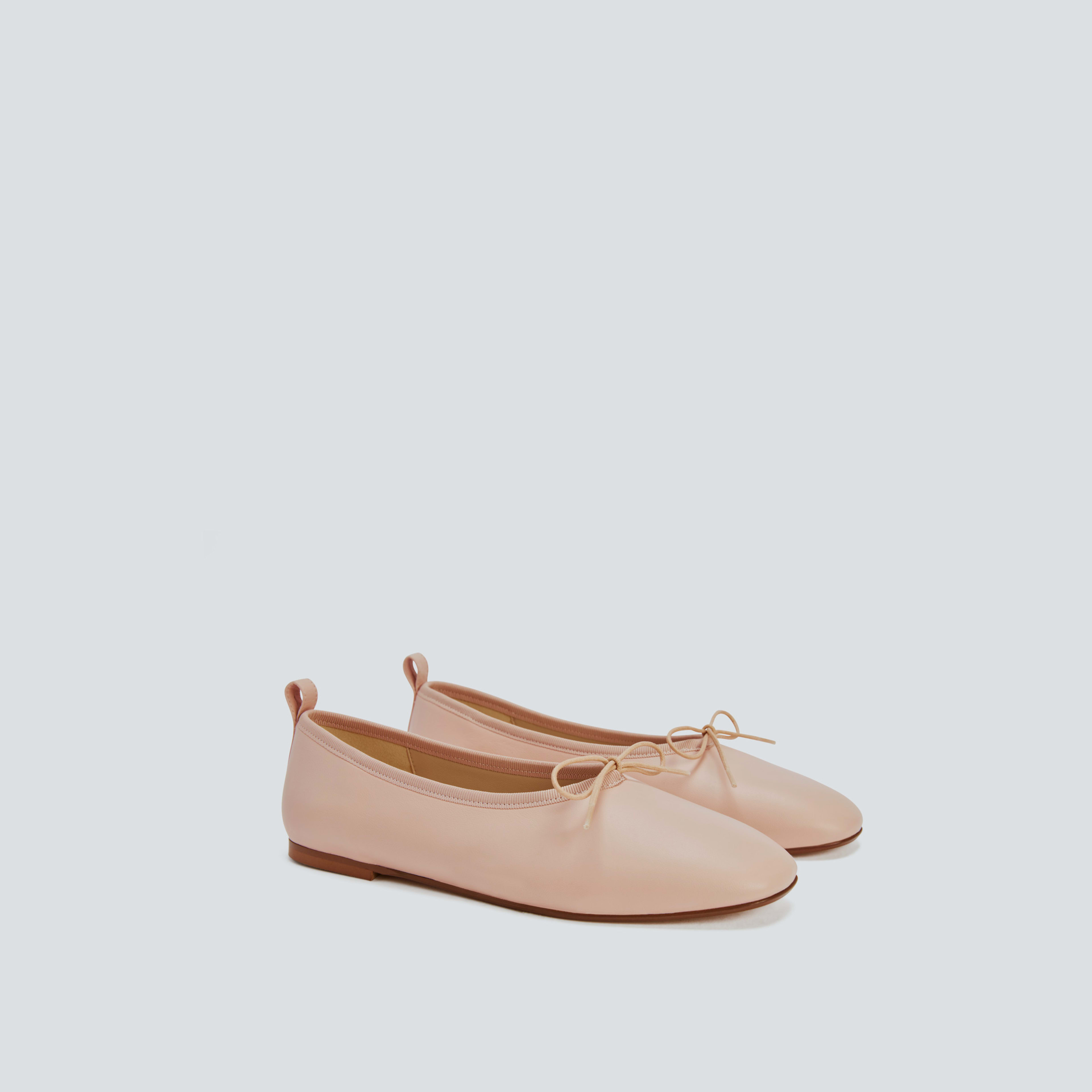 The Italian Leather Day Ballet Flat Pale Pink Everlane