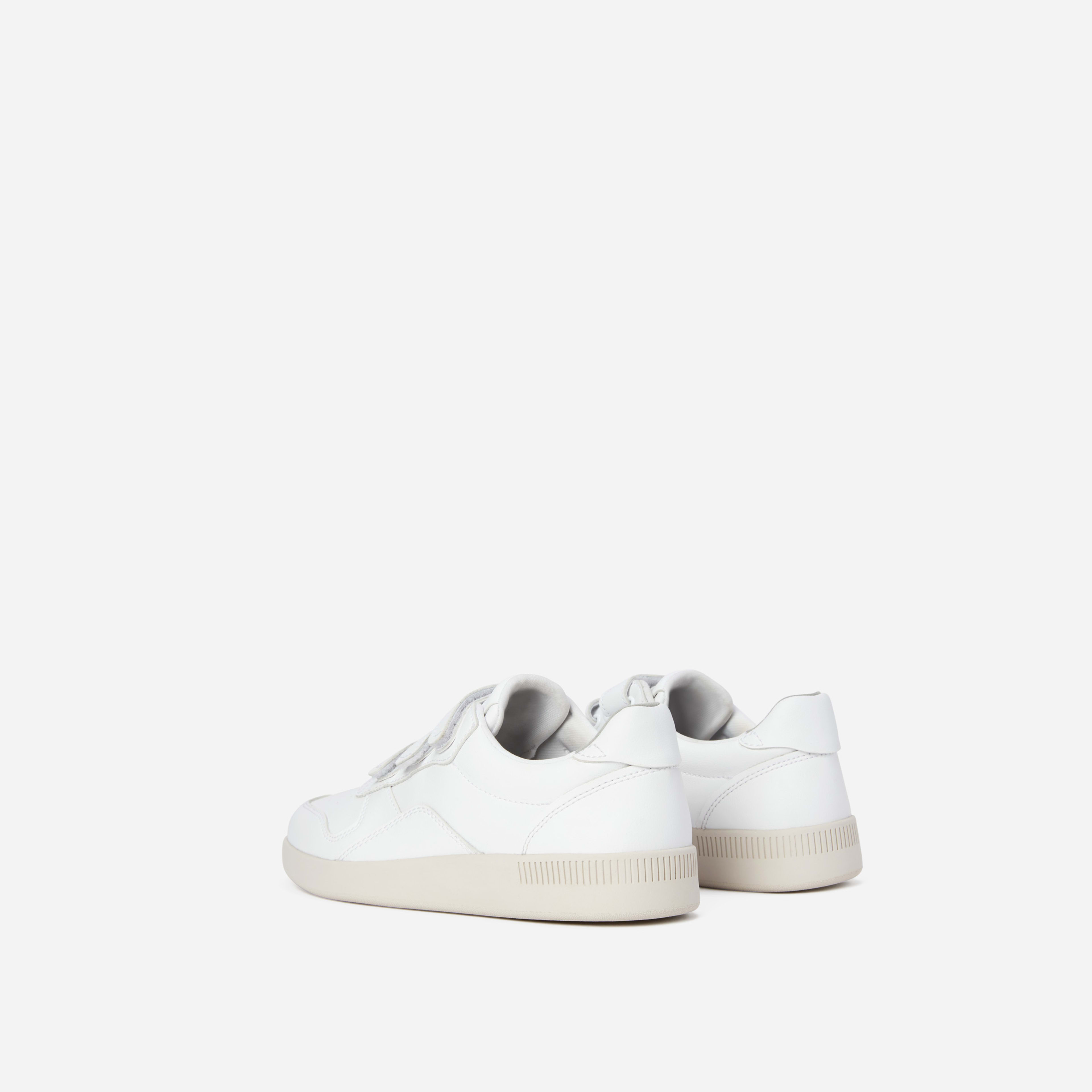 The ReLeather® Velcro Court Sneaker White Everlane