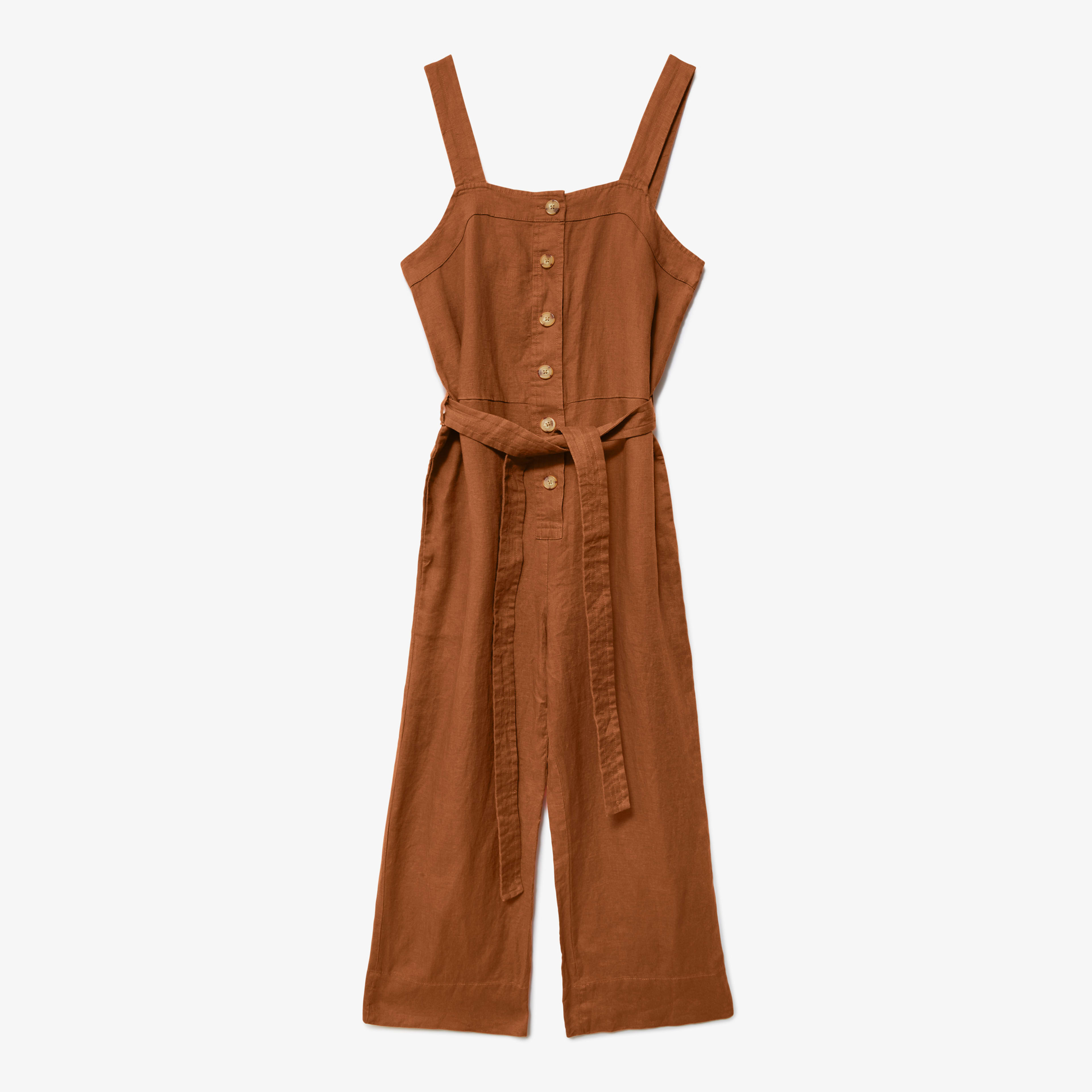 The Linen Picnic Jumpsuit Honey Everlane