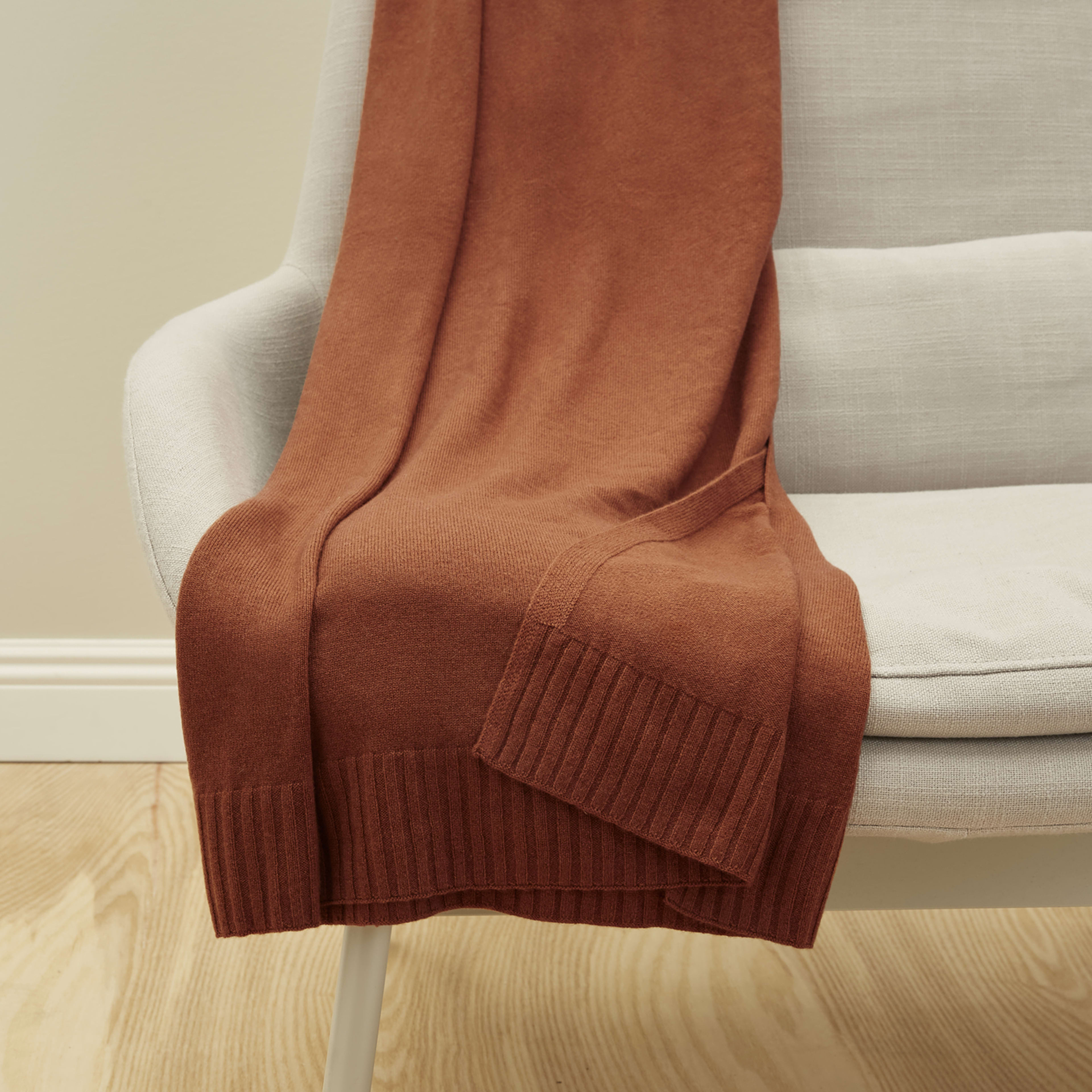 The Cashmere Throw Cinnamon Everlane