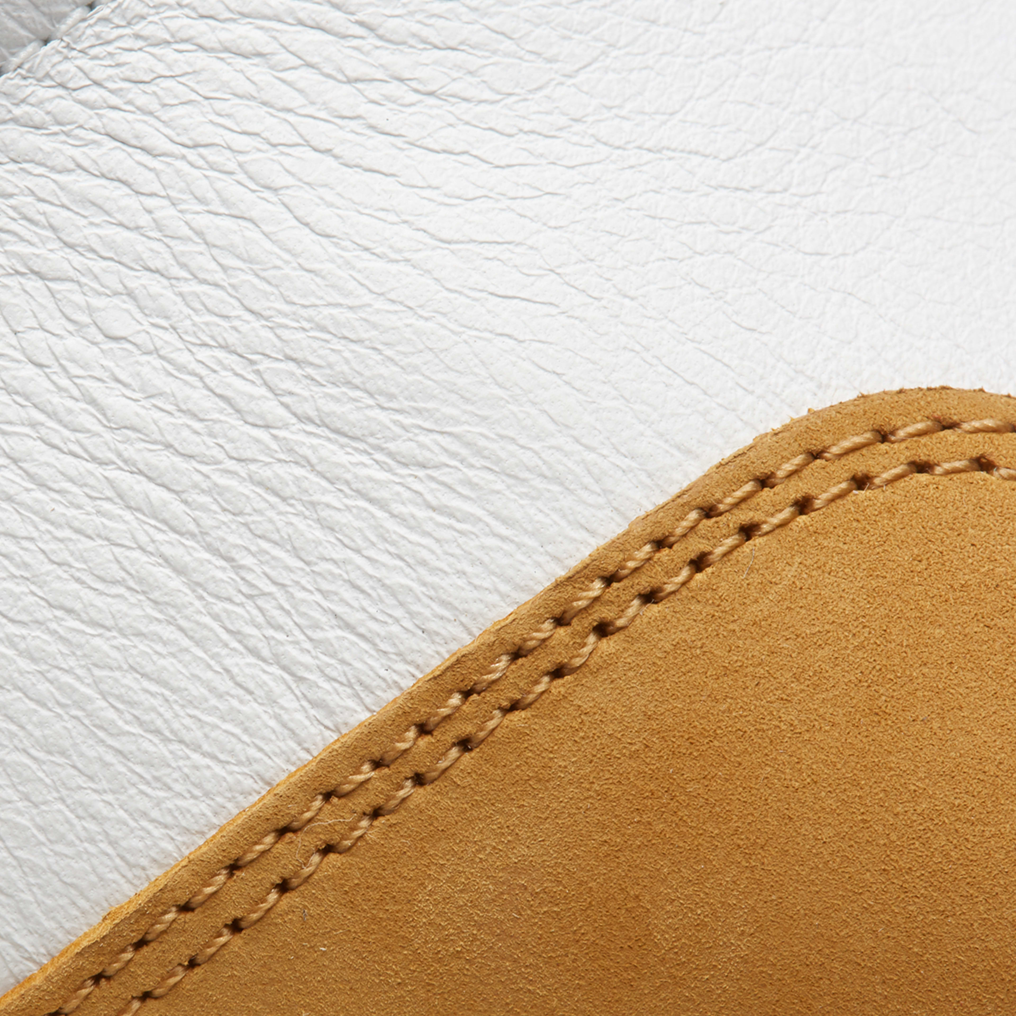 The ReLeather® Court Sneaker White / Mustard Everlane