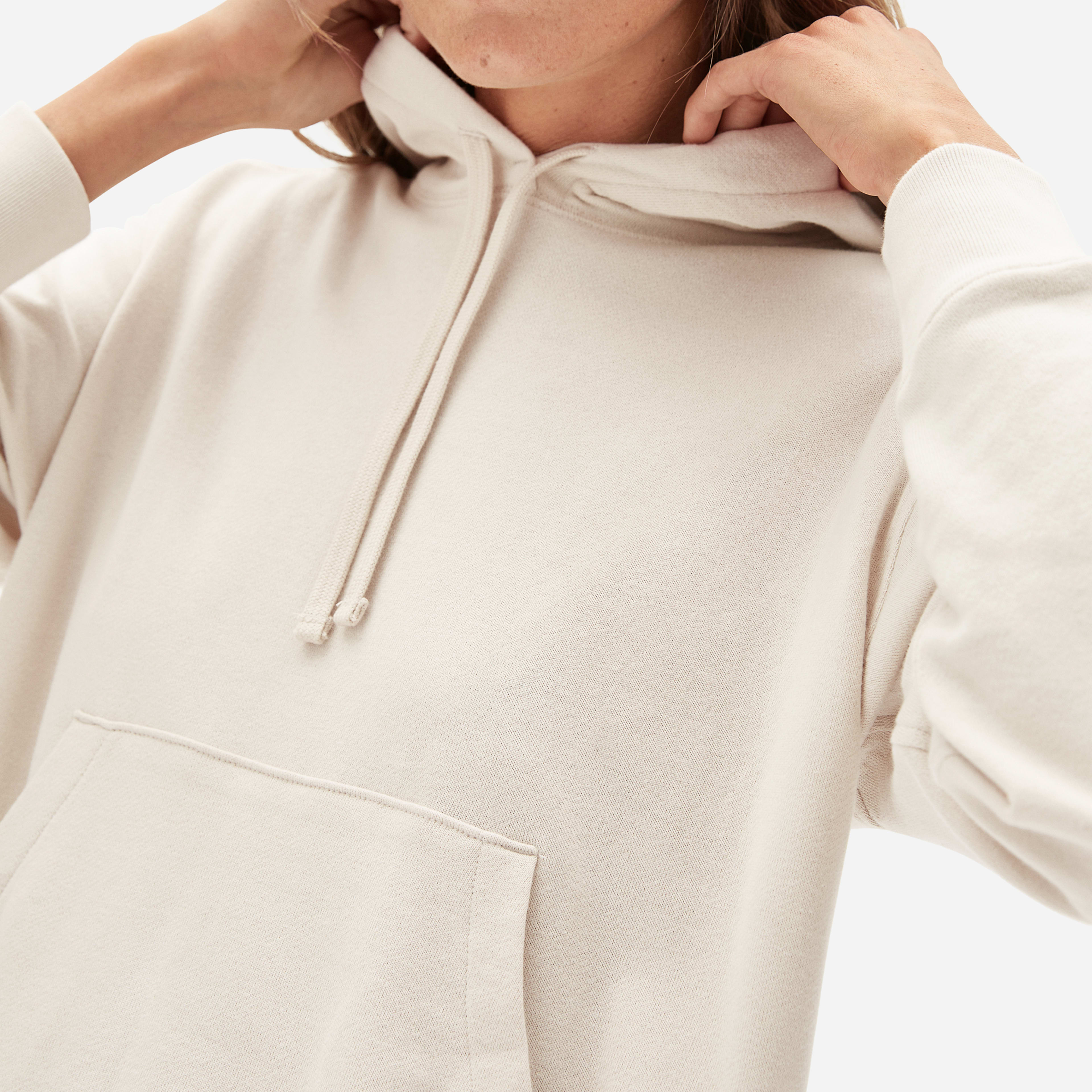 The Lightweight French Terry Hoodie Sandstone – Everlane