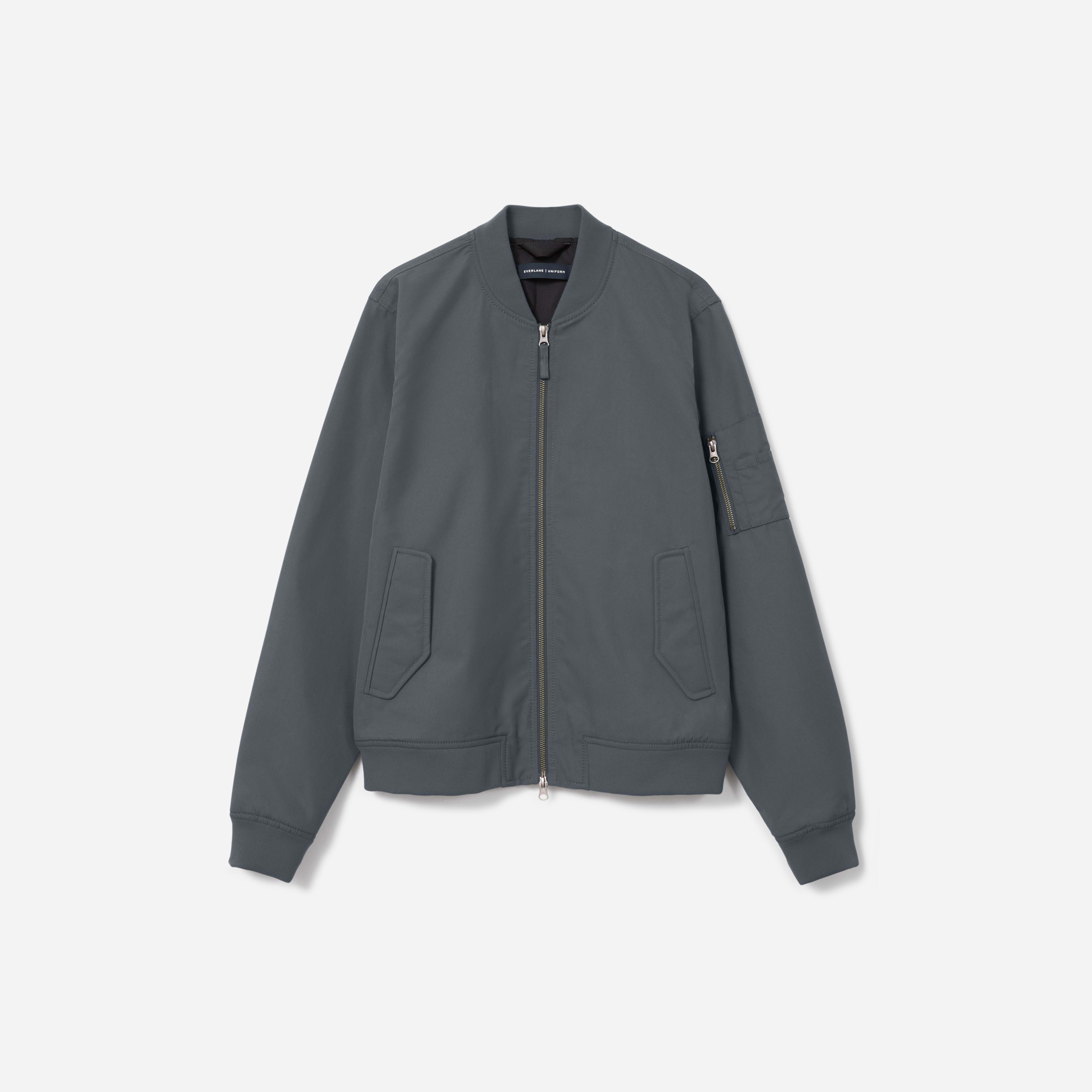 The Bomber Jacket Uniform Slate Everlane