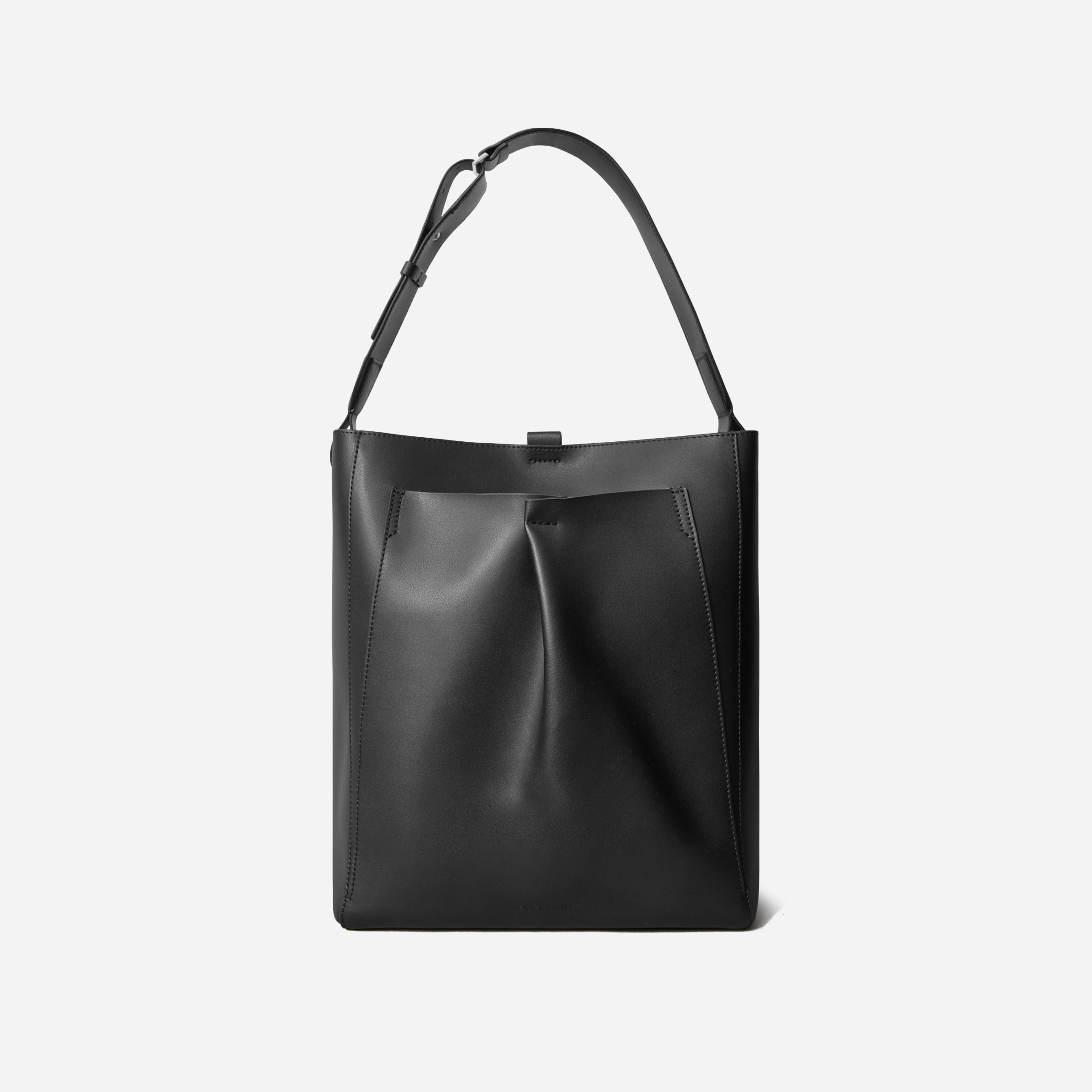 The Italian Leather Studio Bag Black Everlane