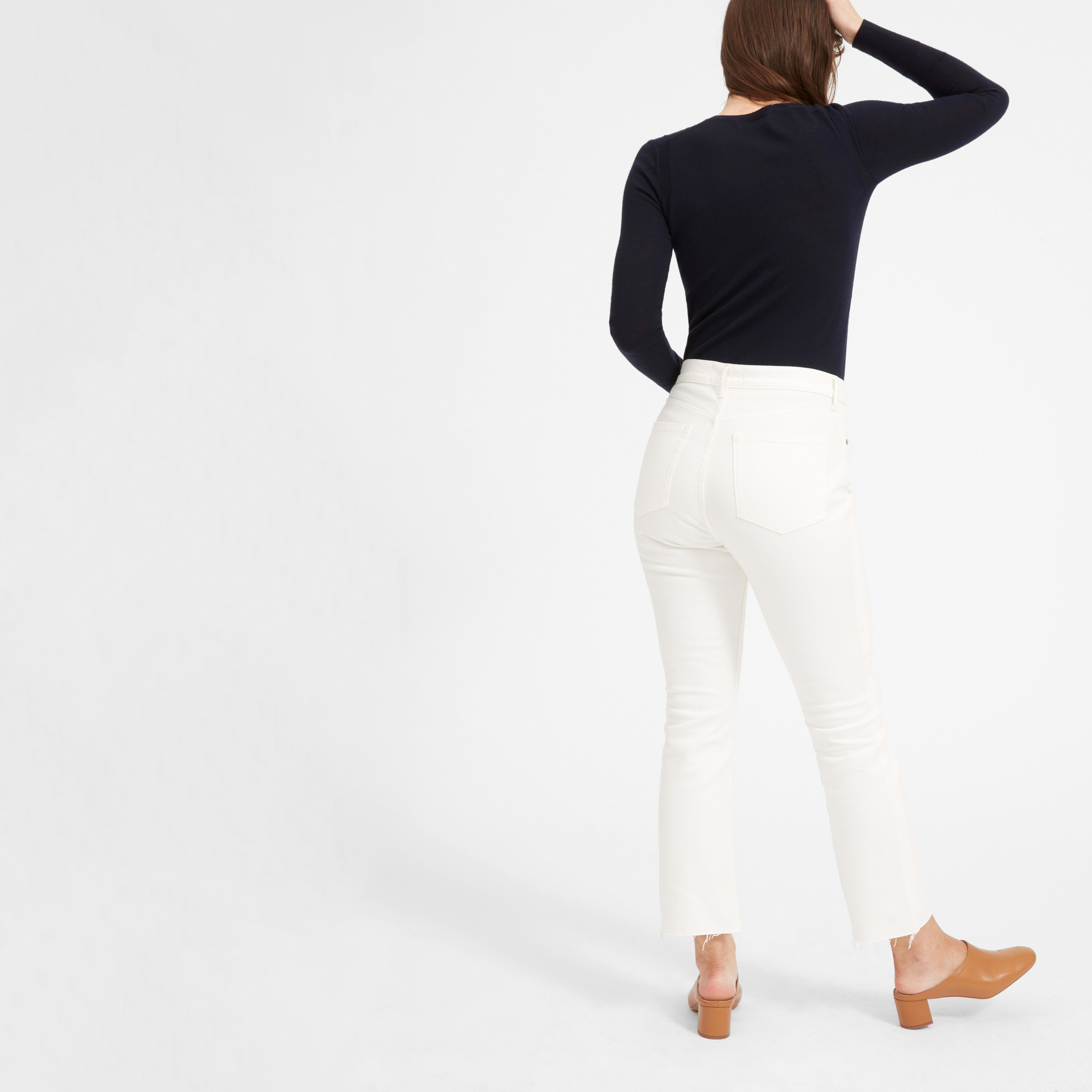 The Kick Crop Jean Bone Everlane