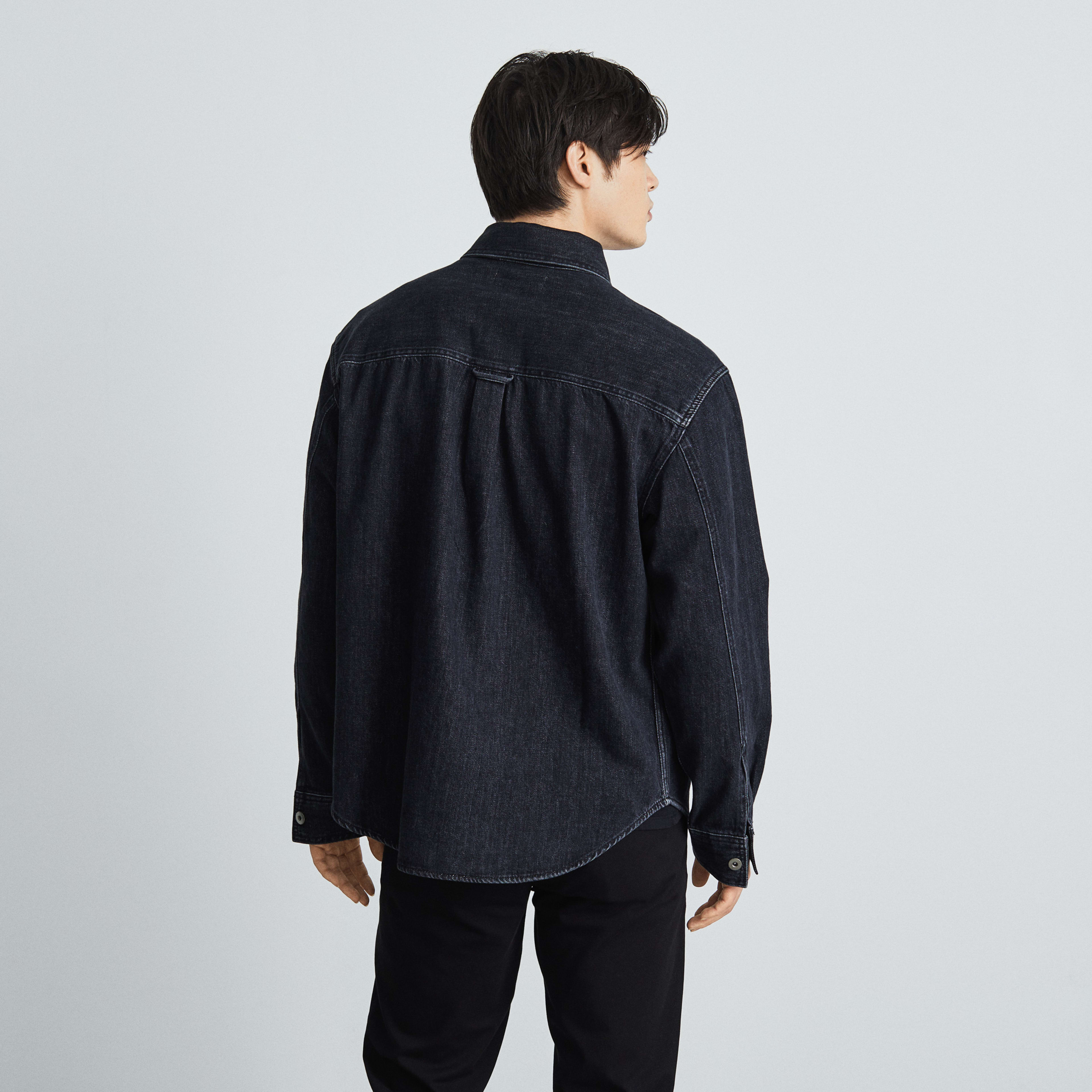 The Denim Overshirt Vintage Black Everlane