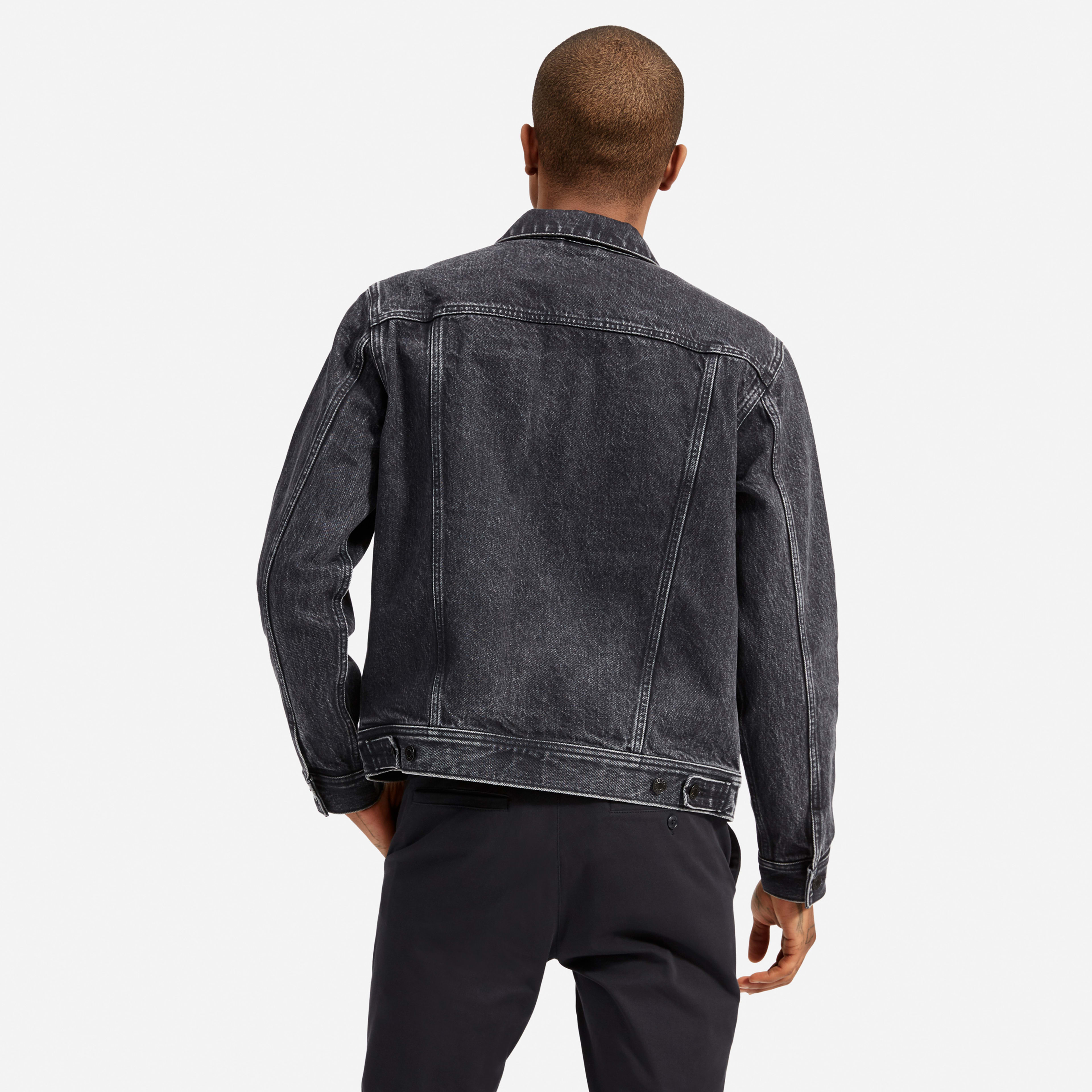 The Denim Jacket | Uniform Washed Black – Everlane