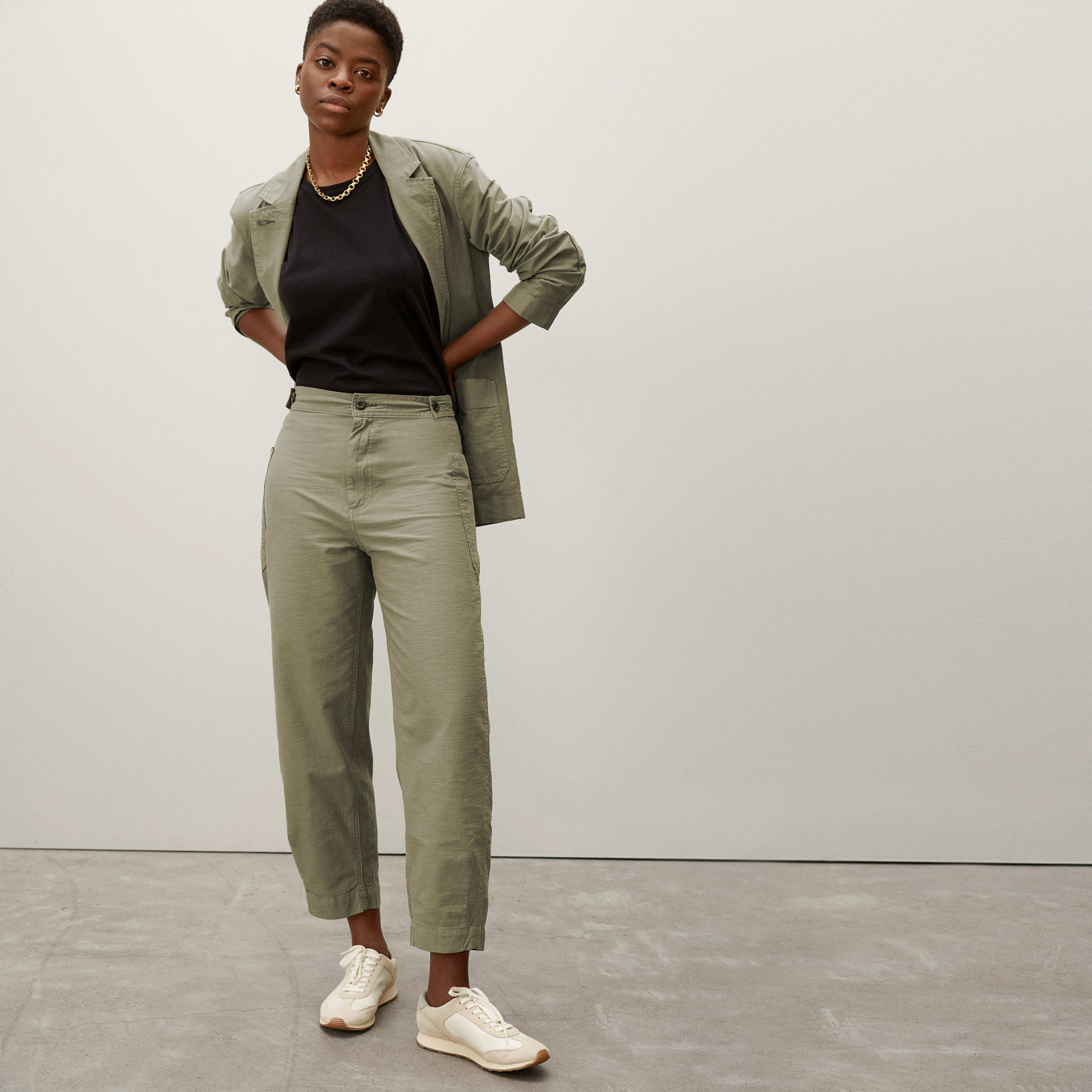 everlane barrel pant