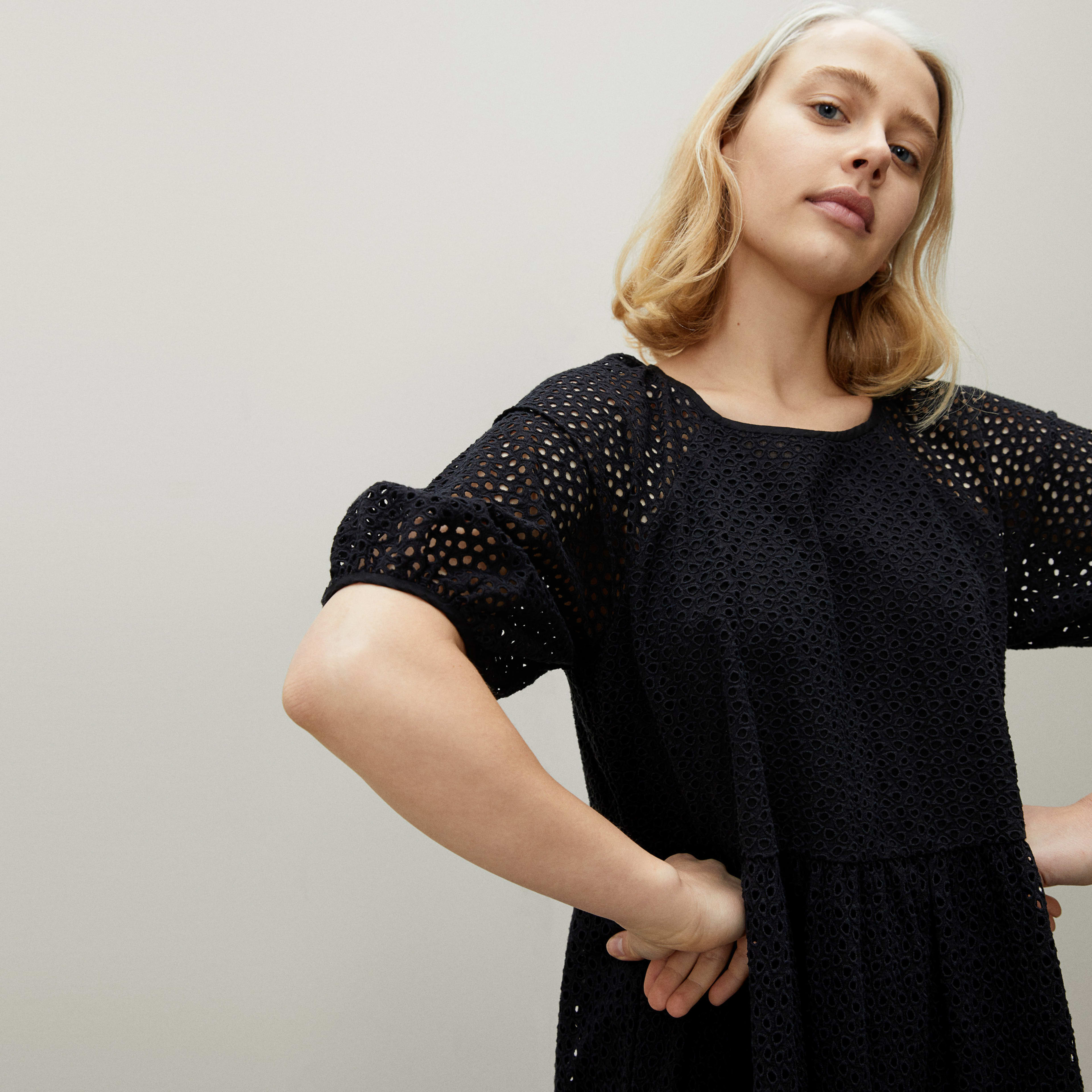 everlane eyelet dress