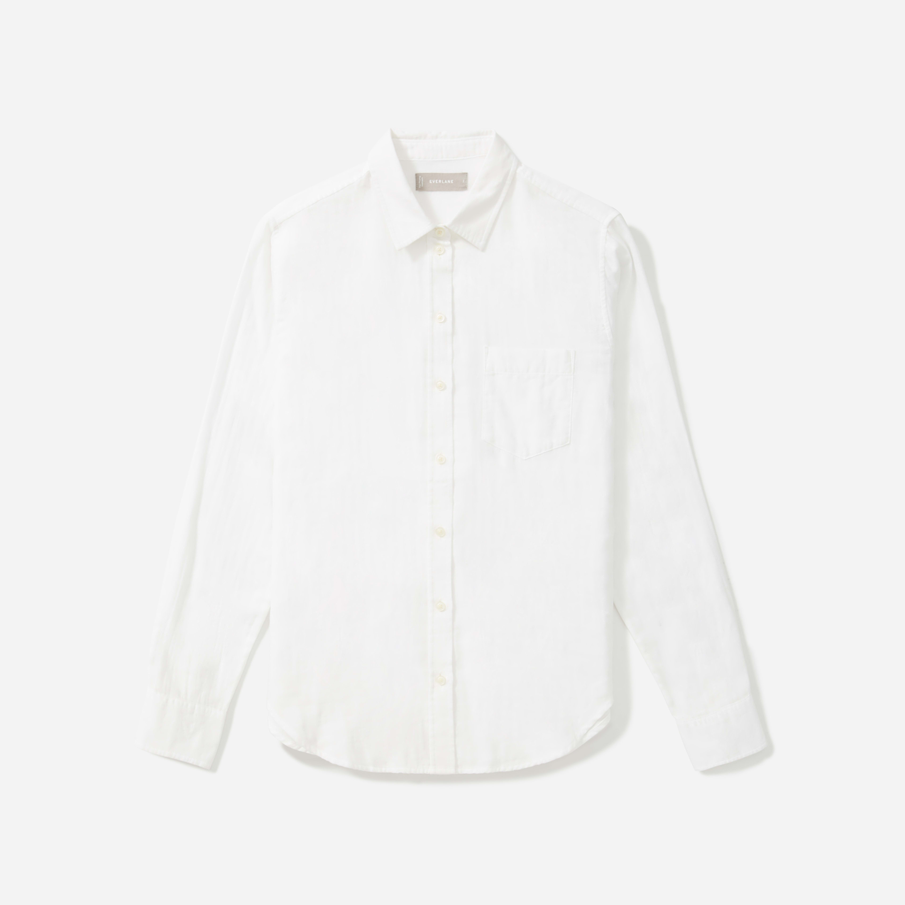 The Double-Gauze Relaxed Shirt White – Everlane