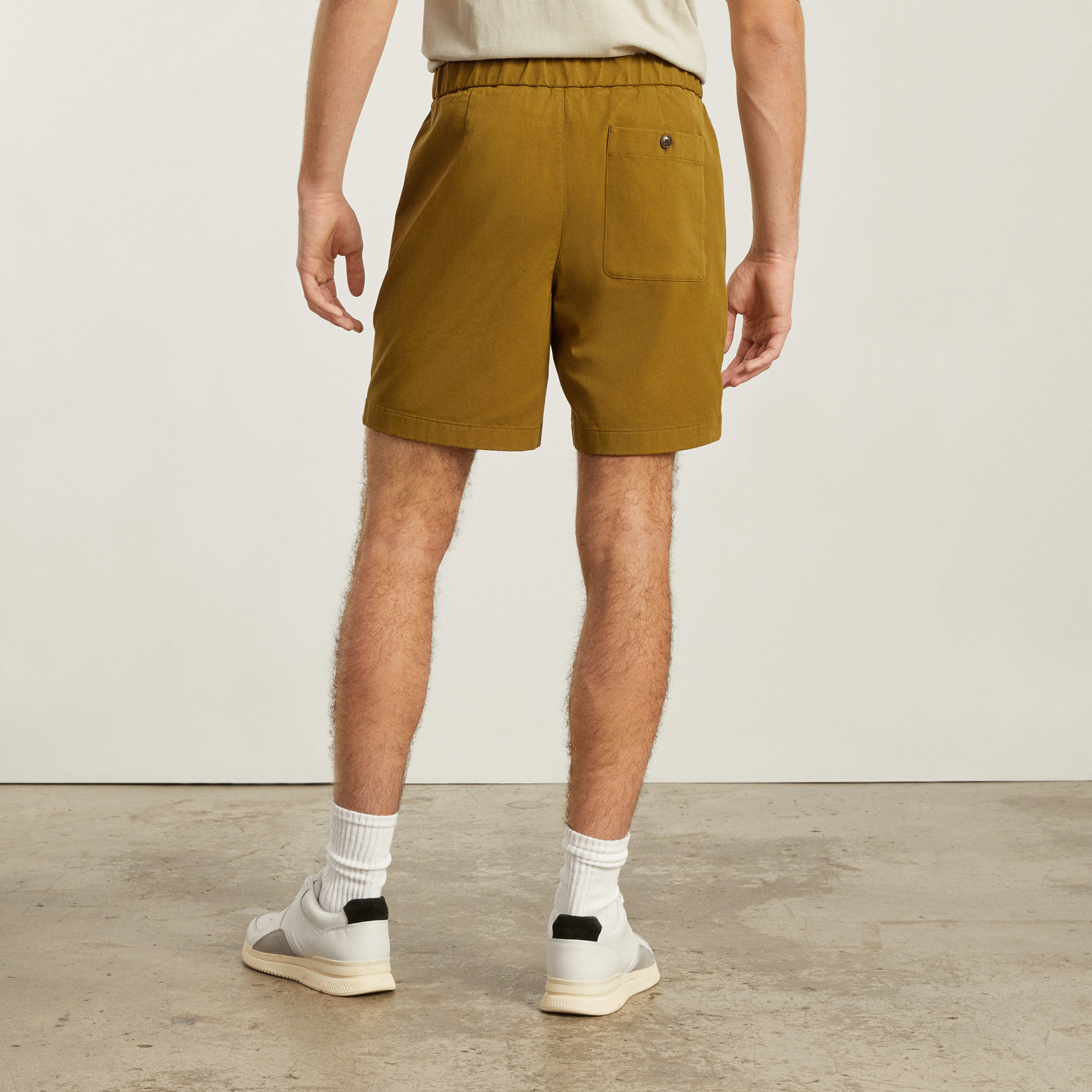 The PullOn Performance Chino Short Olive Everlane
