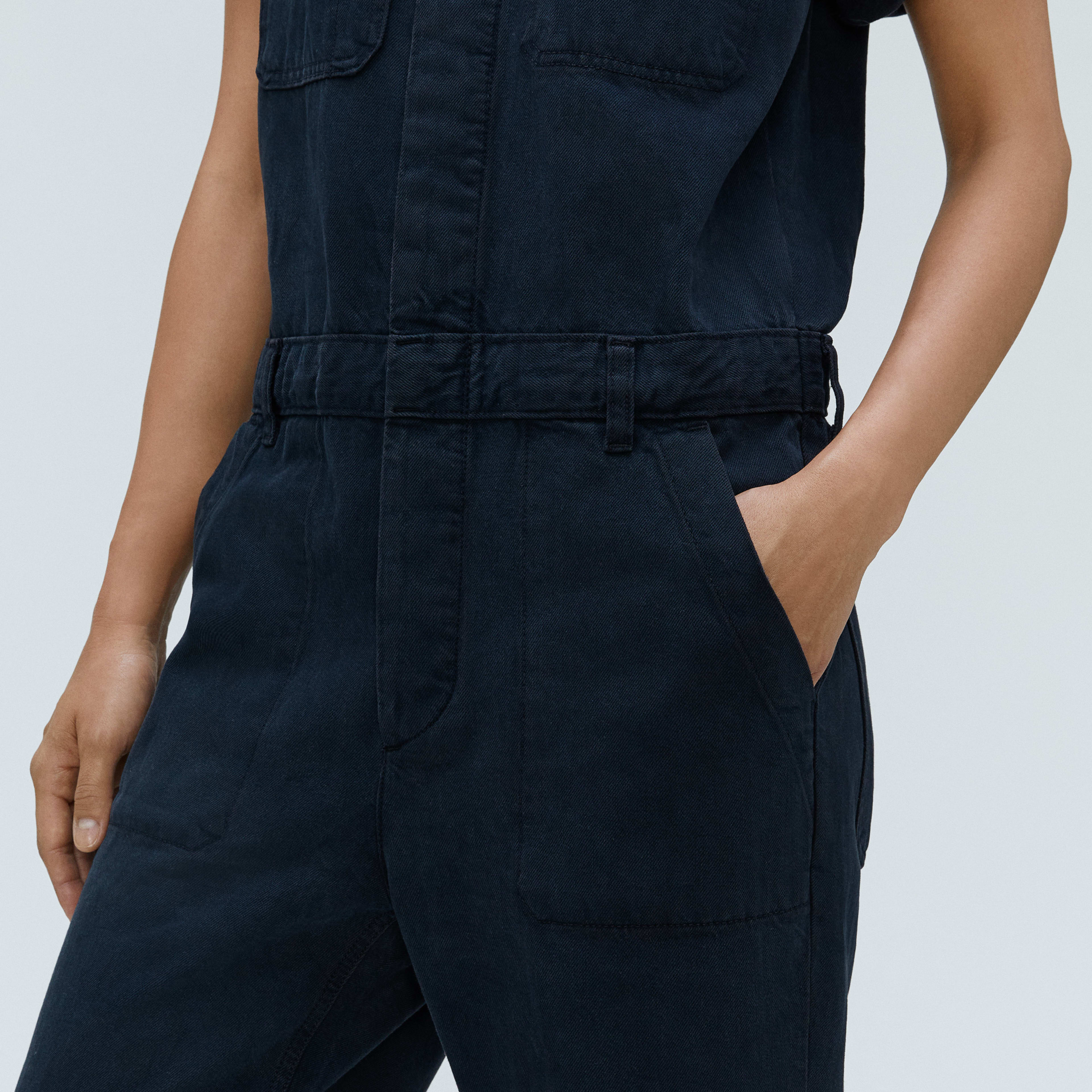 The Supersoft Jean Coverall Ink Wash Everlane