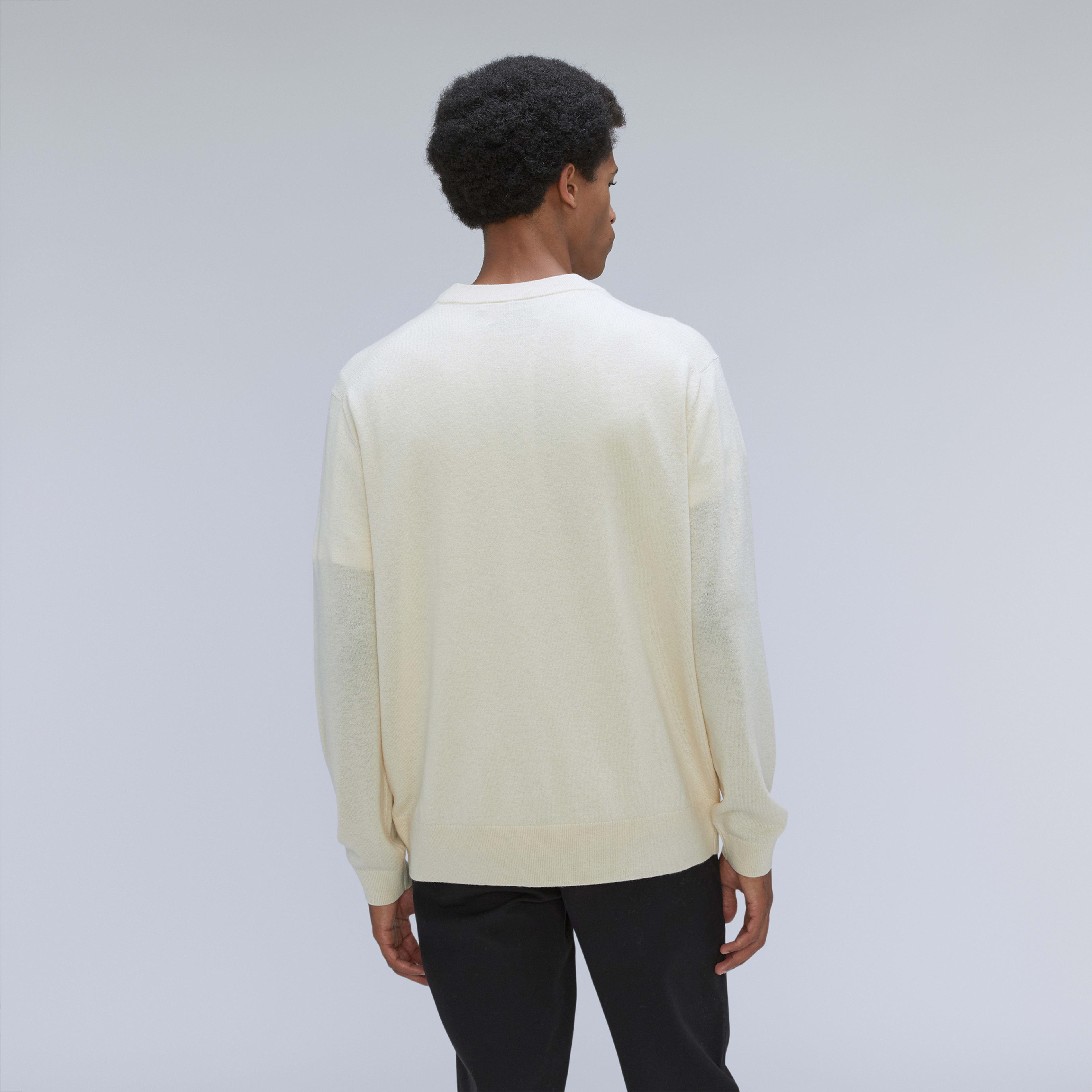 The MerinoBlend Crewneck Sweater Off White Everlane